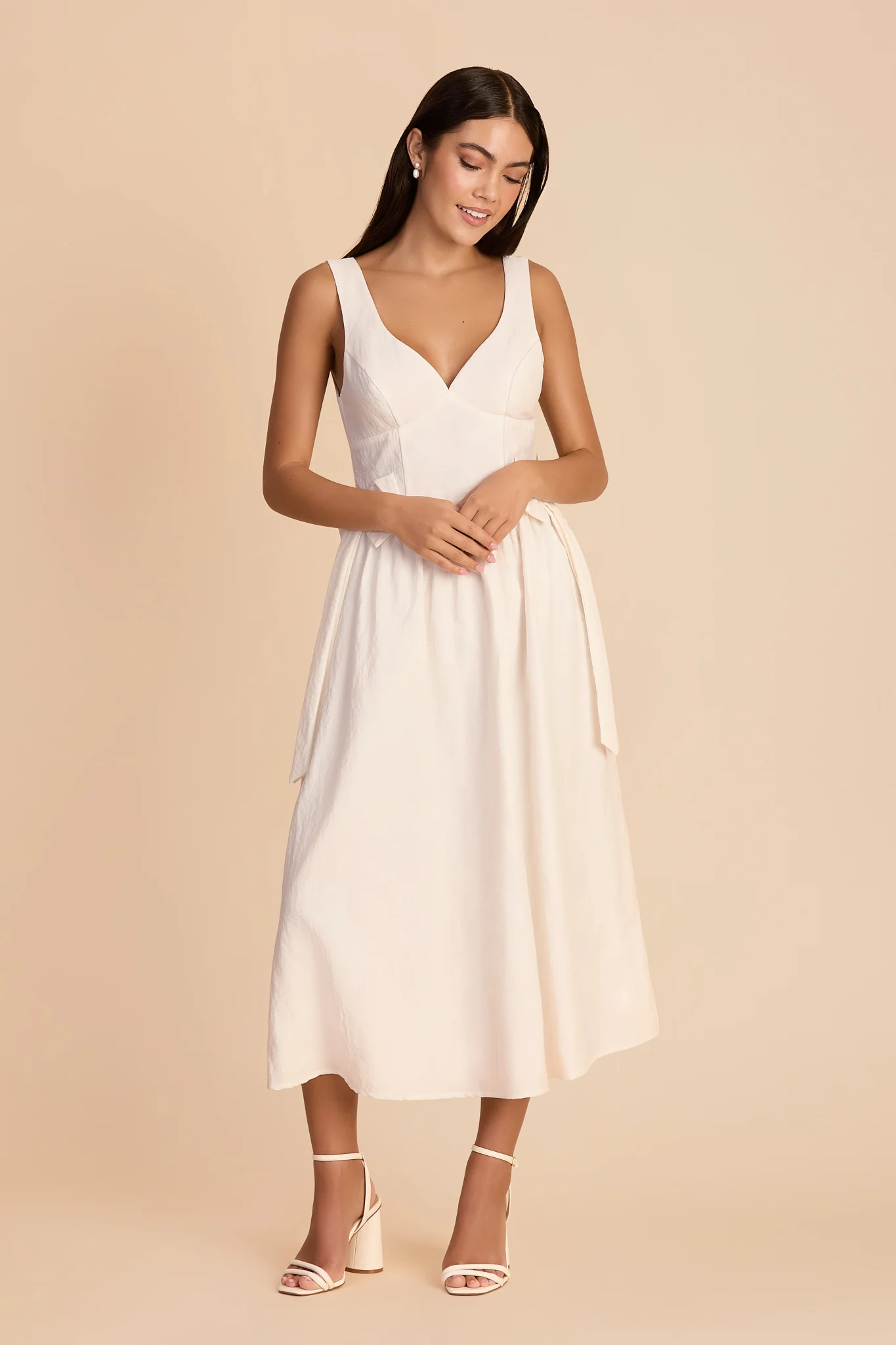 Leila Dress - White - Image 3