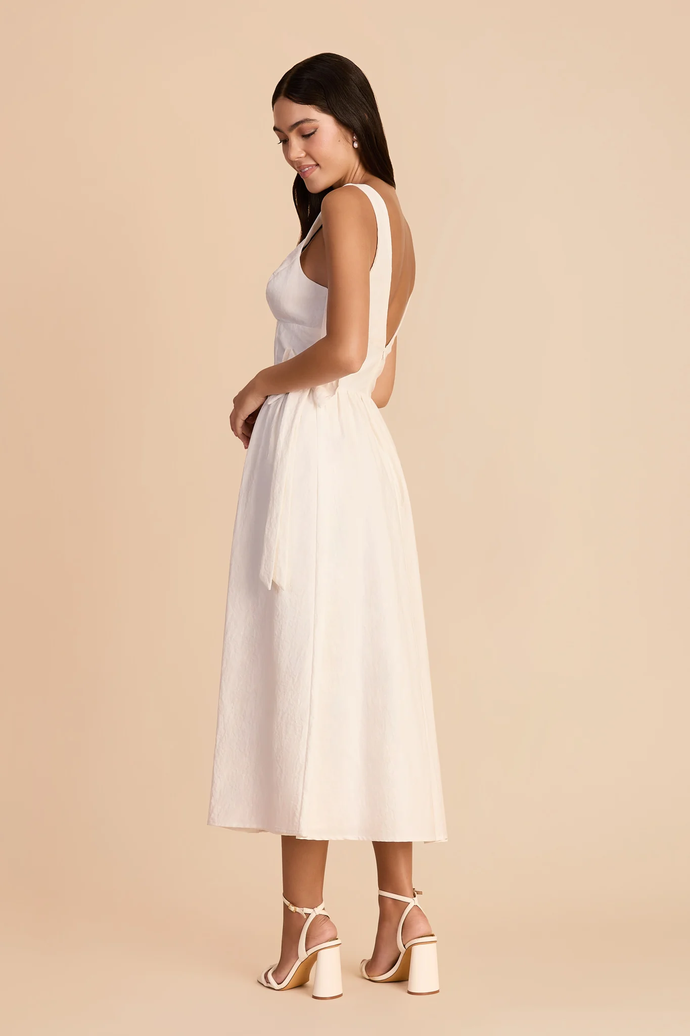 Leila Dress - White - Image 5