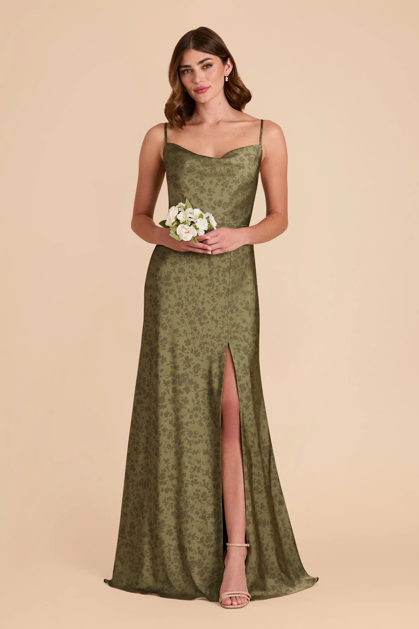 Lisa Matte Satin Dress - Bright Martini Dreamy Floral - Image 2