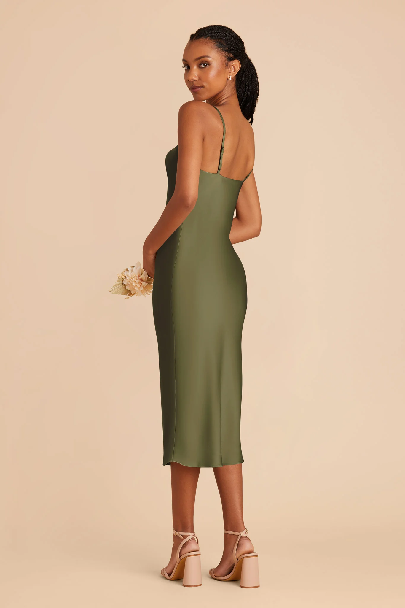 Liza Matte Satin Dress - Martini - Image 5
