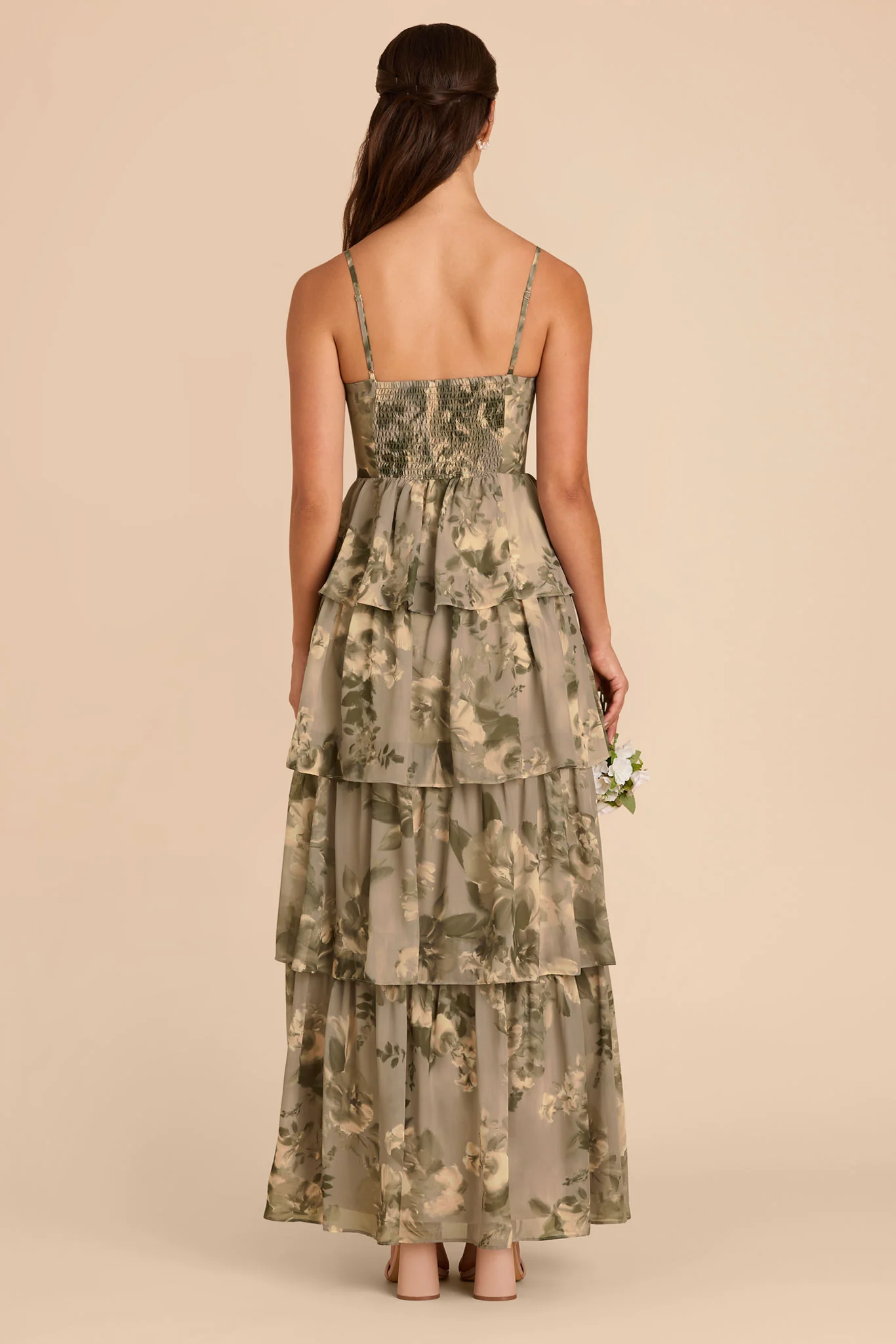 Lola Chiffon Dress - Doe Painted Botanics - Image 6