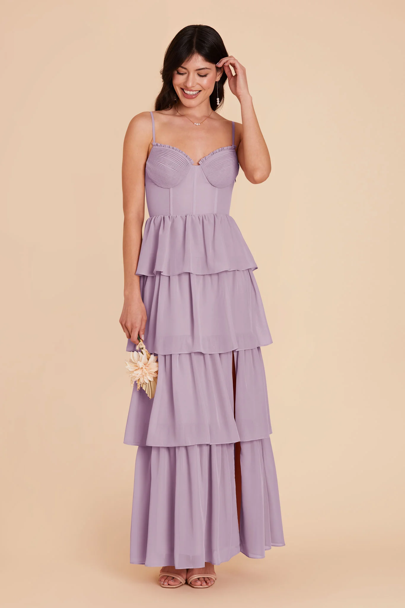 Lola Chiffon Dress - Lavender
