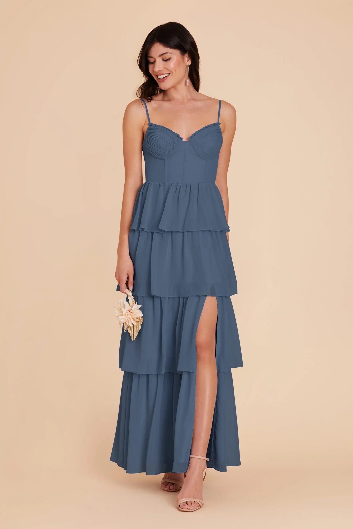 Lola Chiffon Dress - Twilight - Image 4