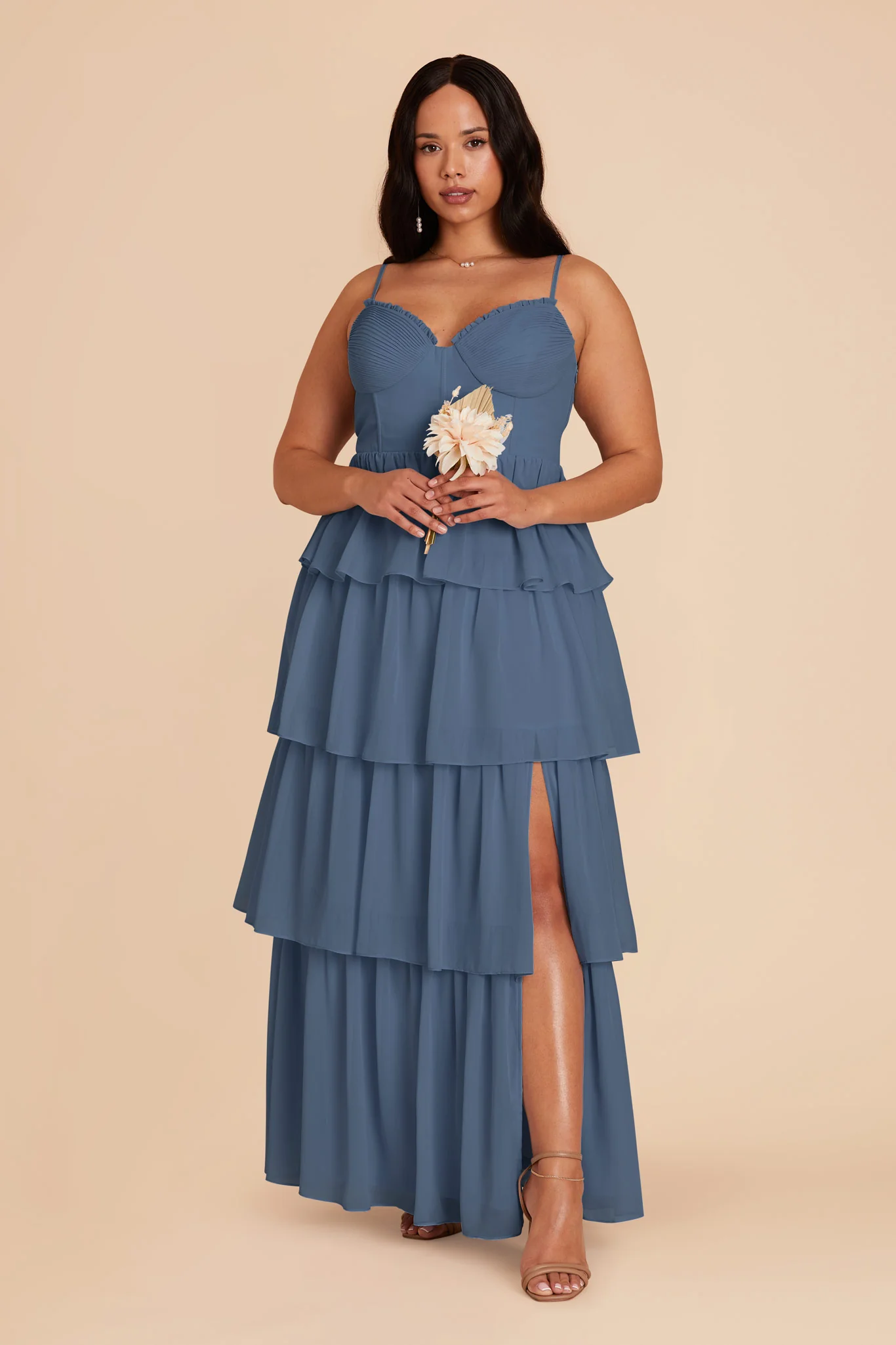 Lola Chiffon Dress - Twilight - Image 7