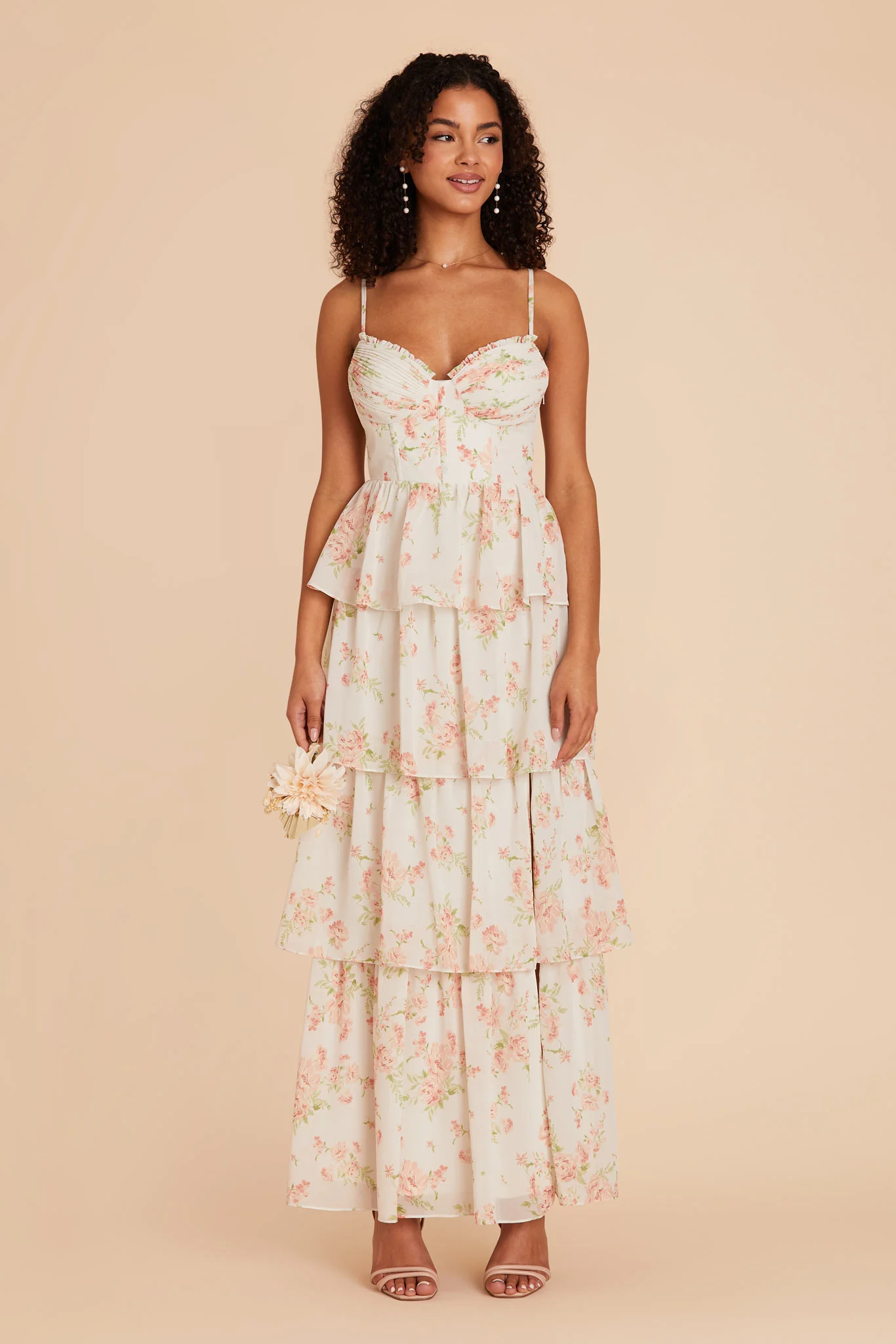 Lola Chiffon Dress - Whimsical Blooms - Image 4