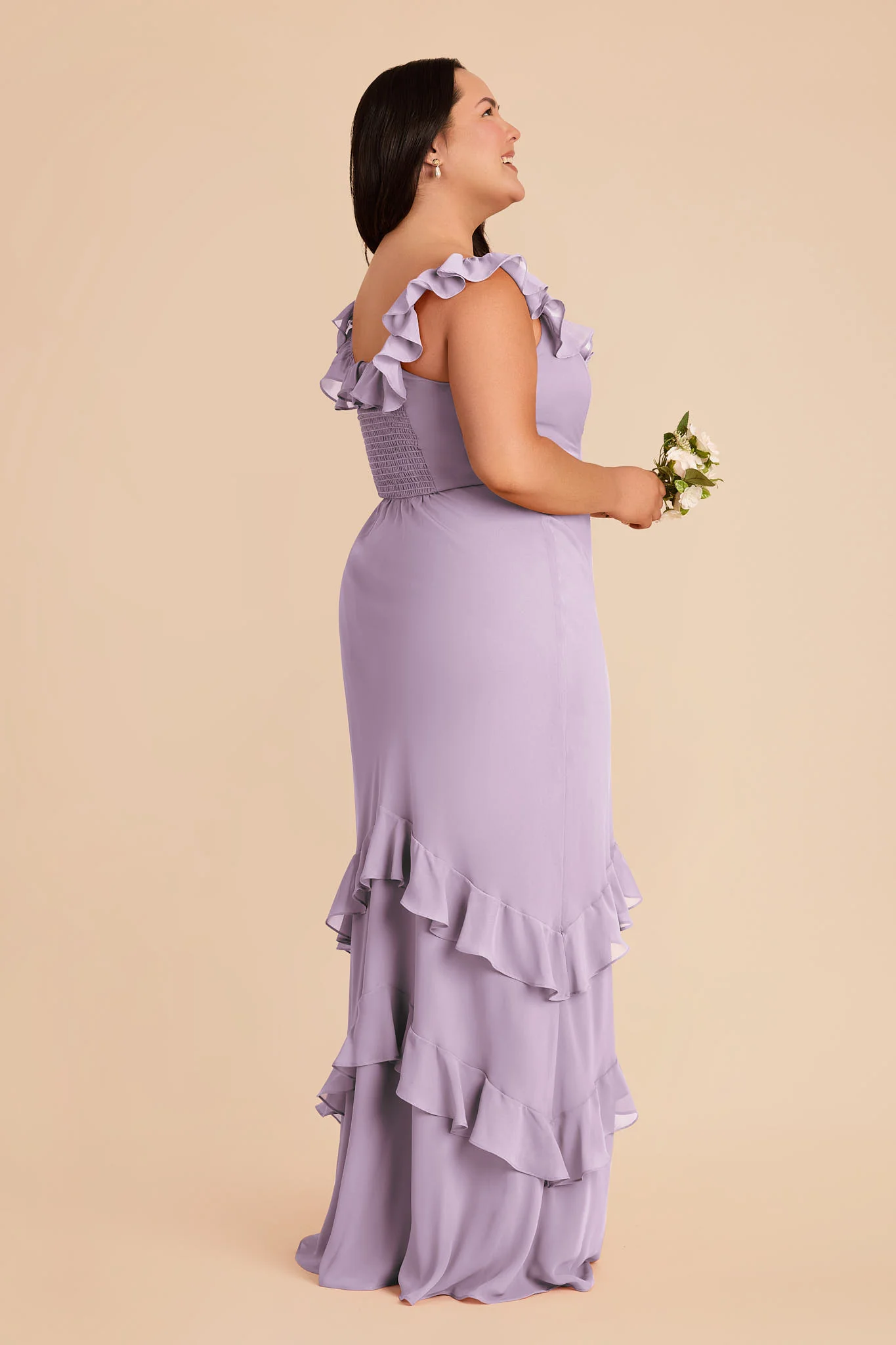Luna Chiffon Dress - Lavender - Image 8