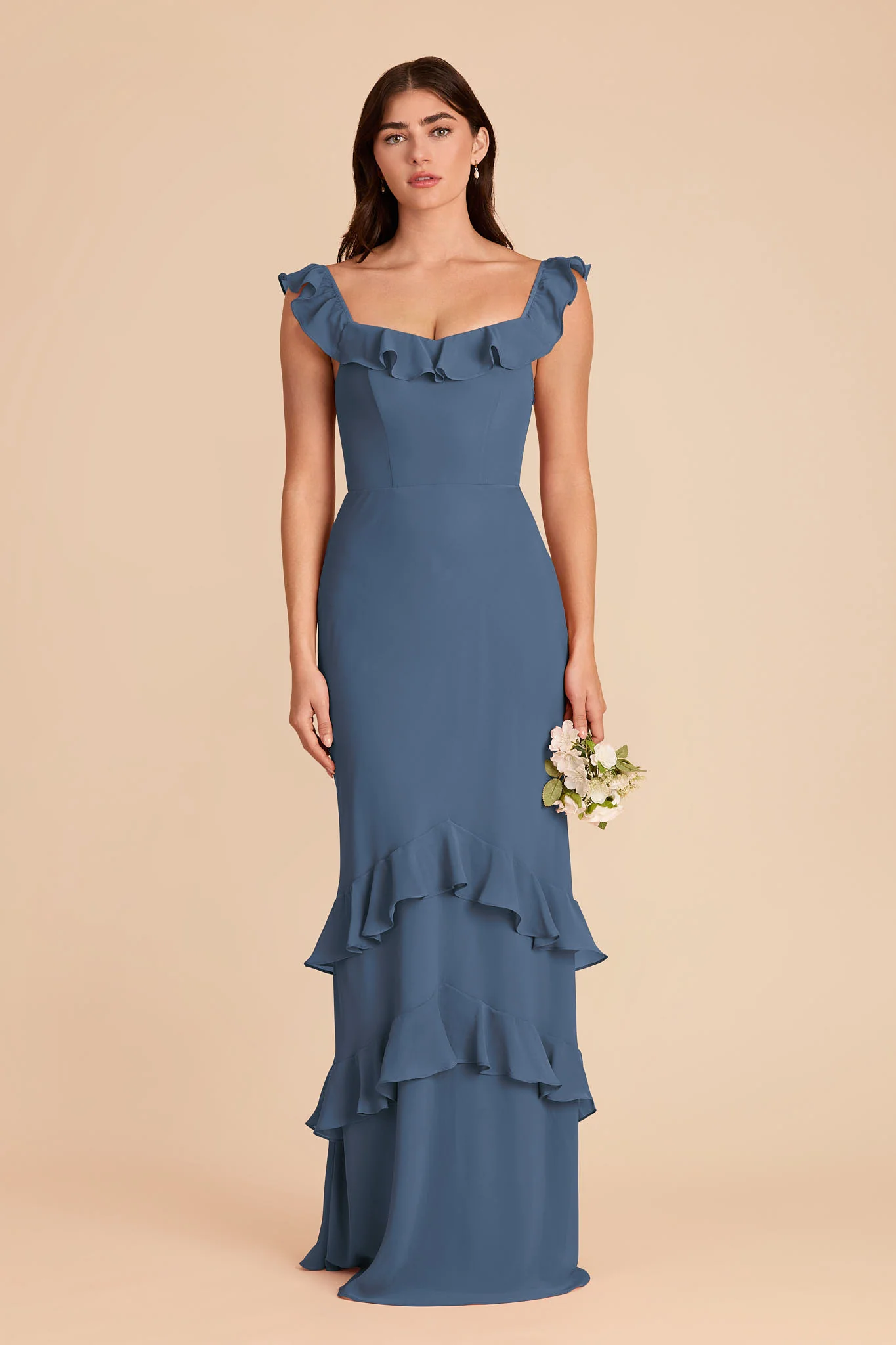Luna Chiffon Dress - Twilight - Image 3