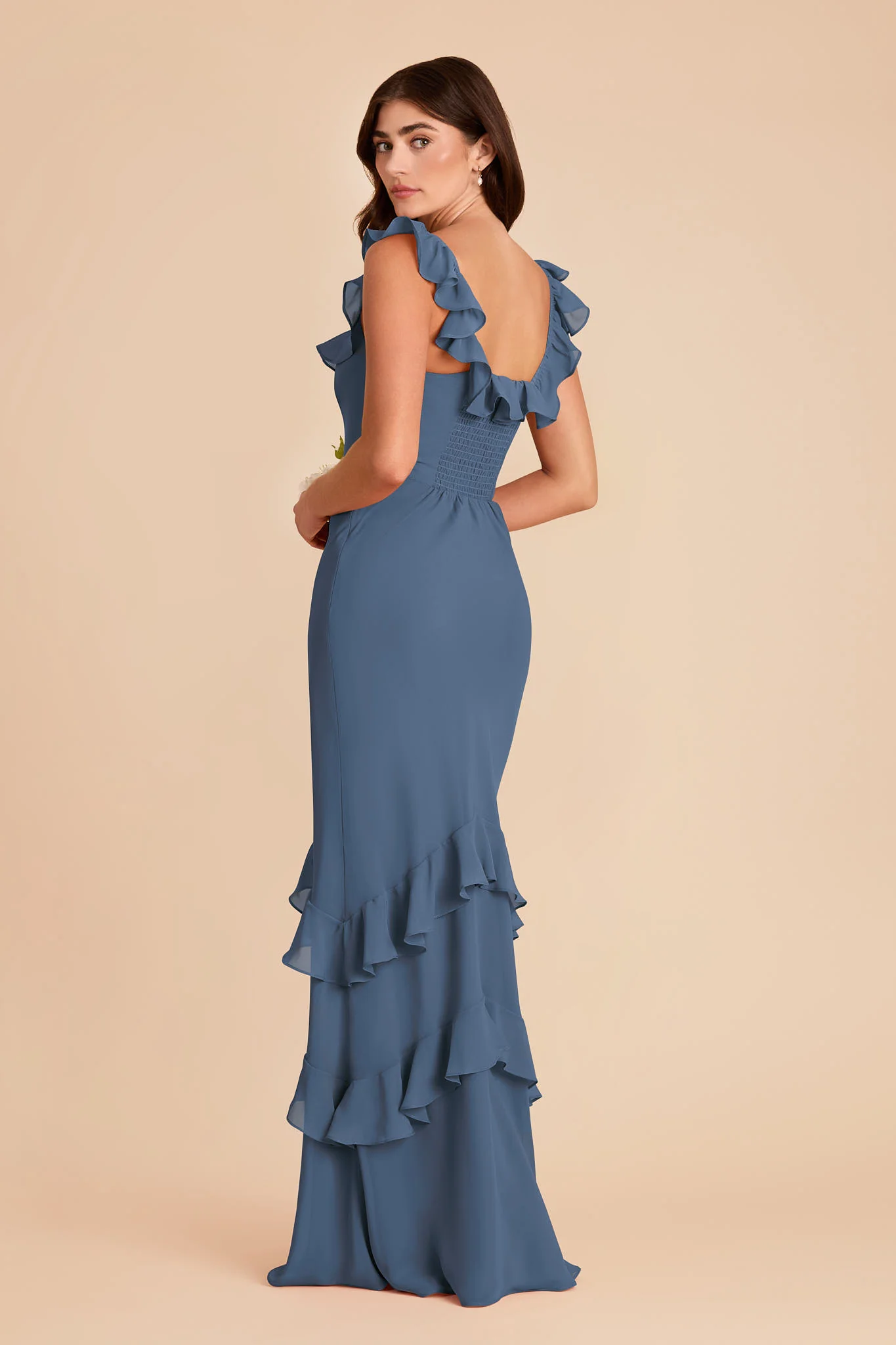 Luna Chiffon Dress - Twilight - Image 4