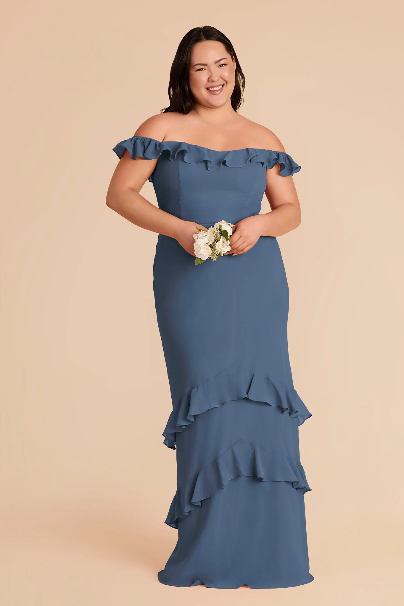 Luna Chiffon Dress - Twilight - Image 7