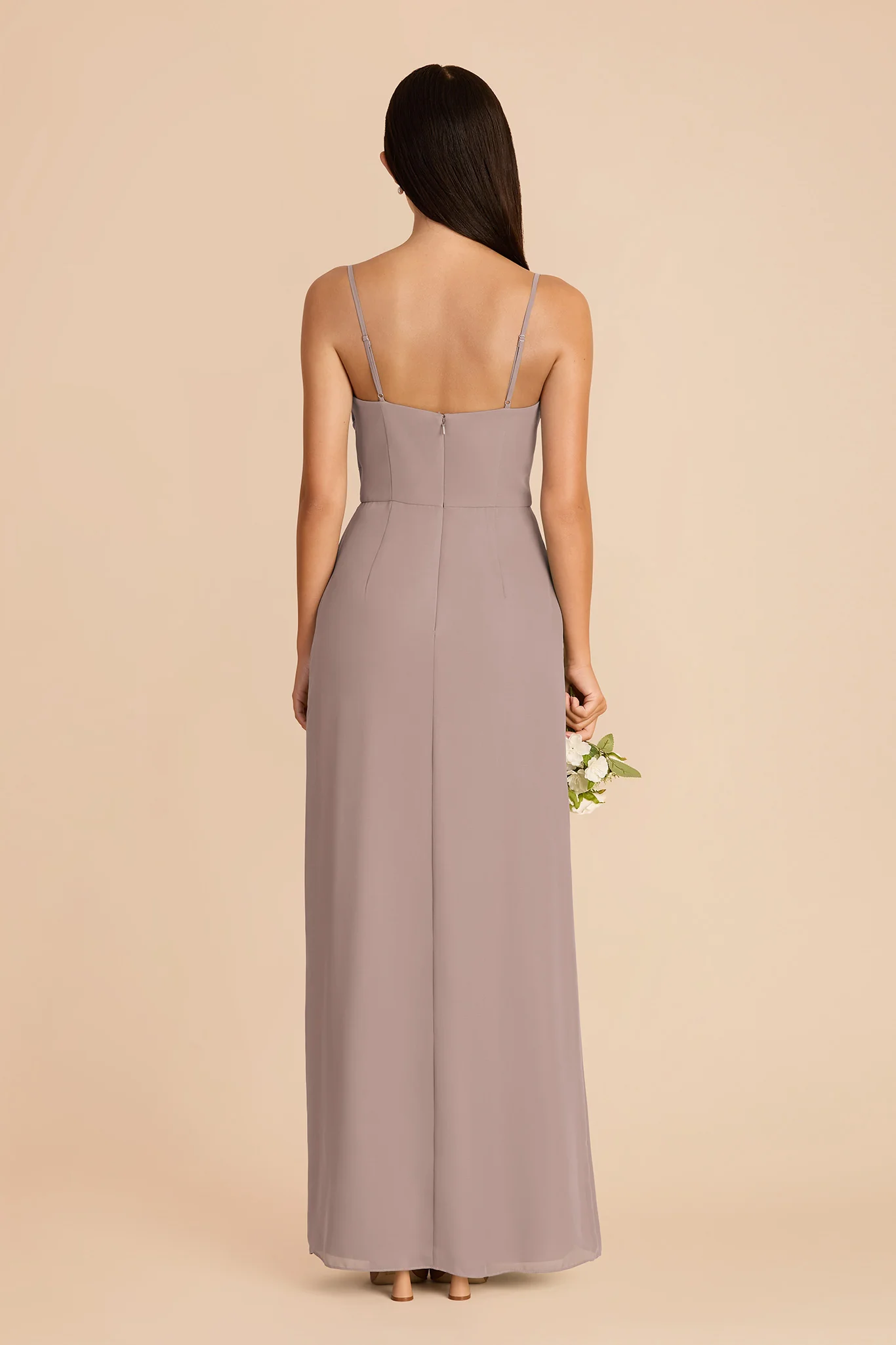 Lydia Chiffon Dress - Toffee - Image 5