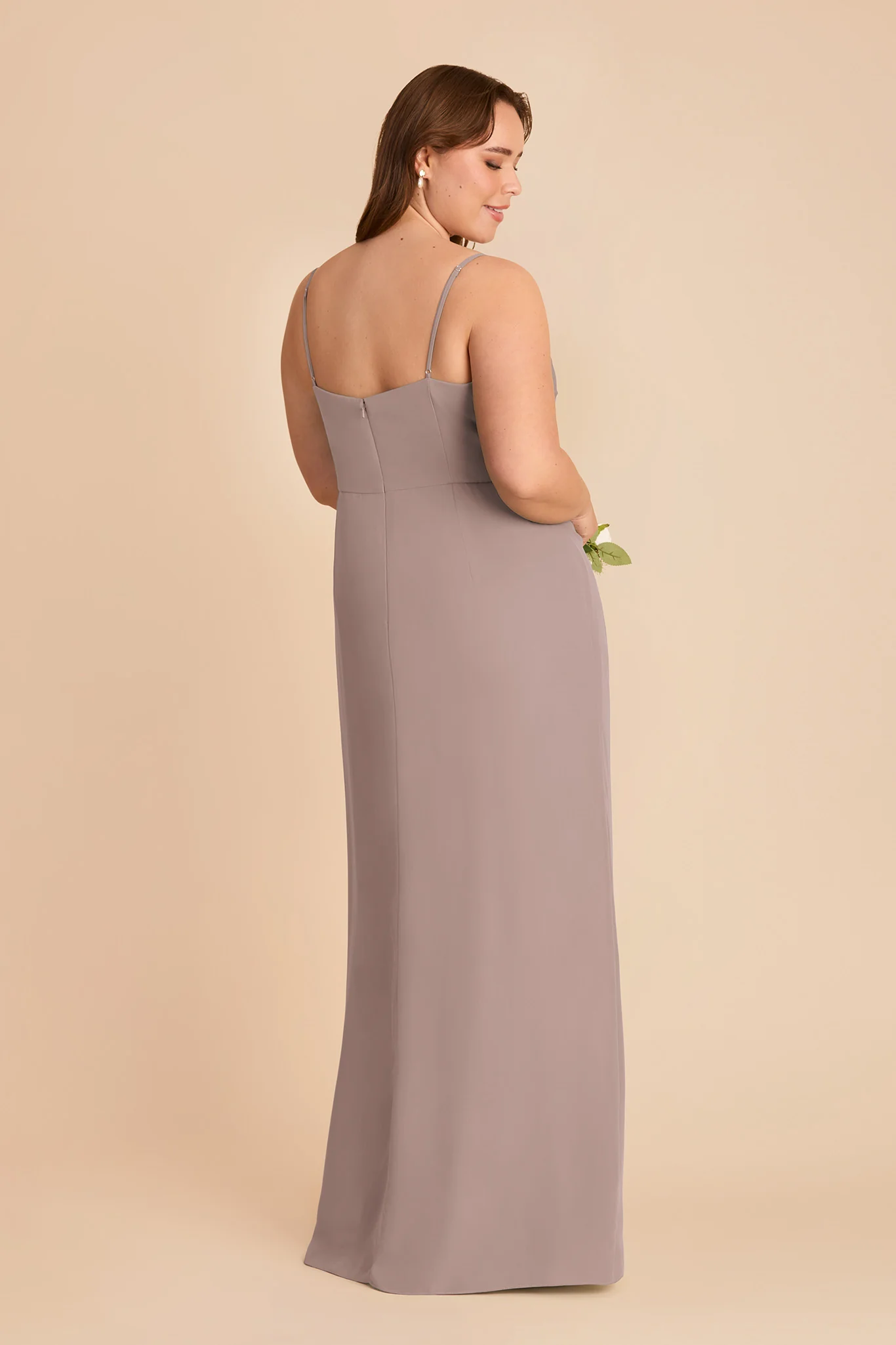 Lydia Chiffon Dress - Toffee - Image 7