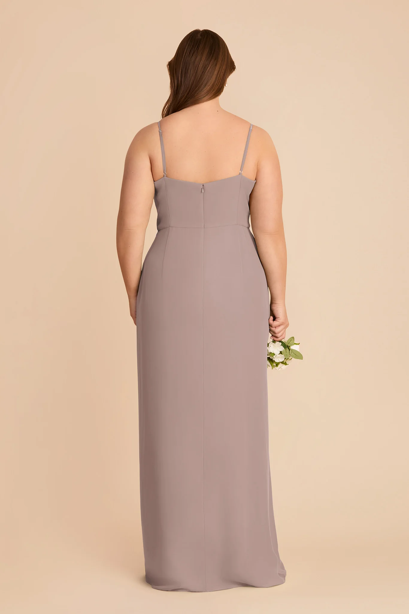 Lydia Chiffon Dress - Toffee - Image 8