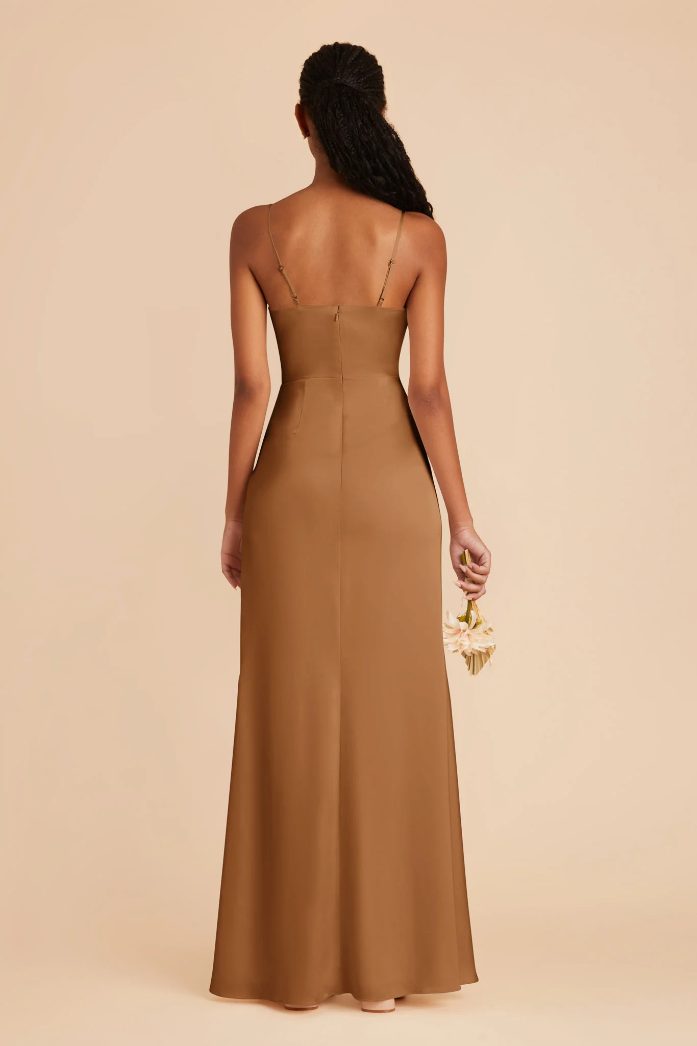 Lydia Matte Satin Dress - Copper - Image 6