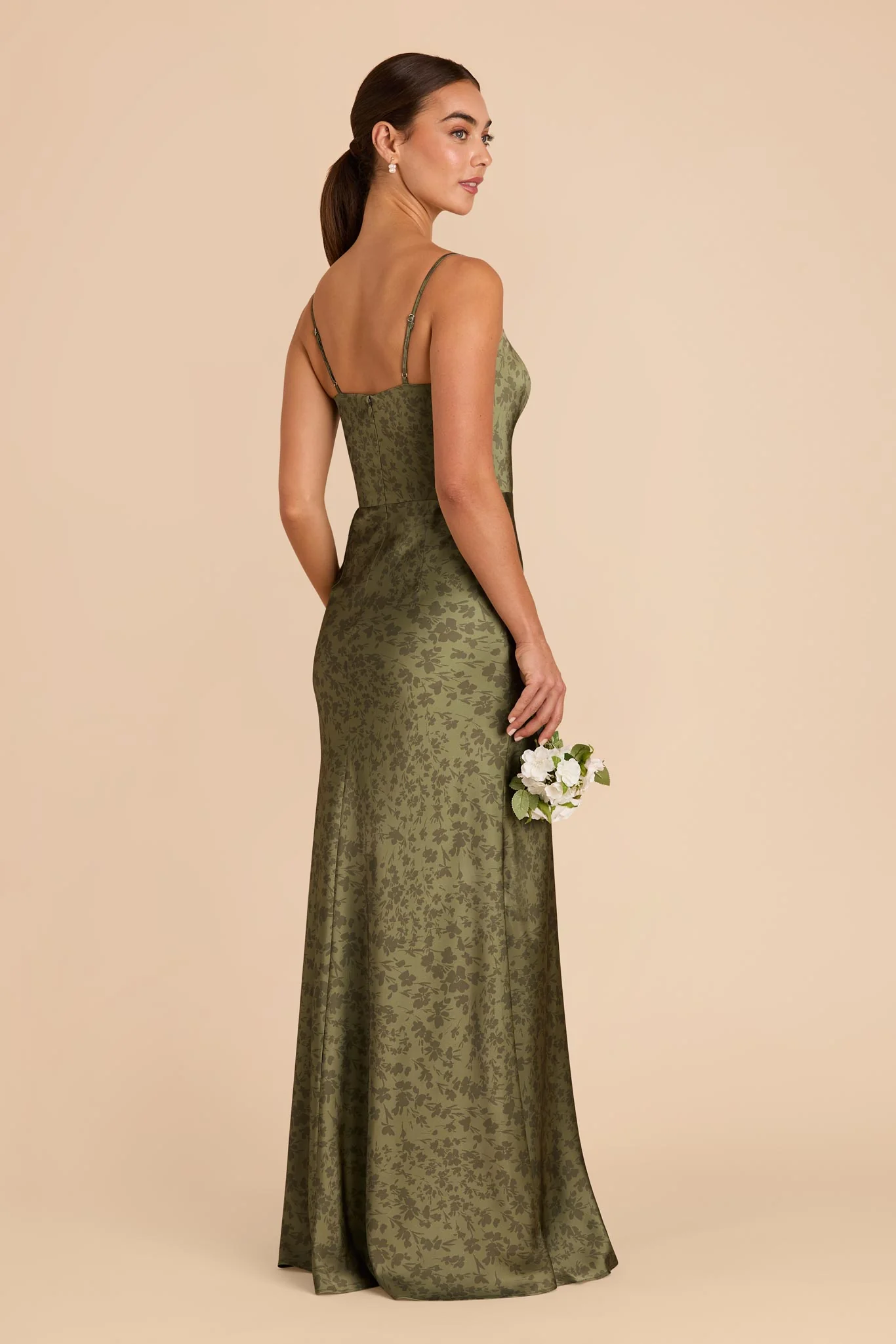 Mai Matte Satin Dress - Bright Martini Dreamy Floral - Image 3