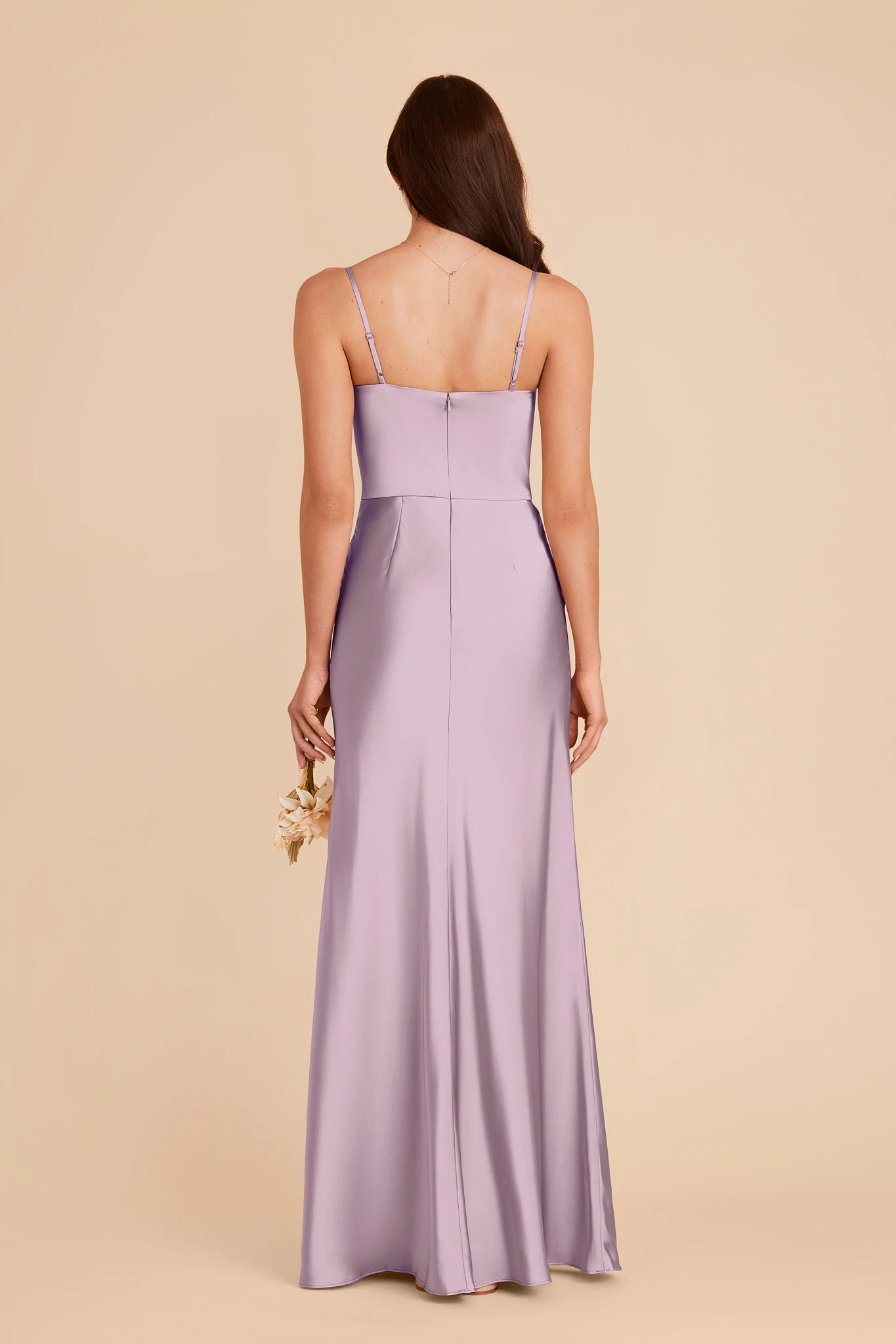 Mai Matte Satin Dress - Lavender - Image 6