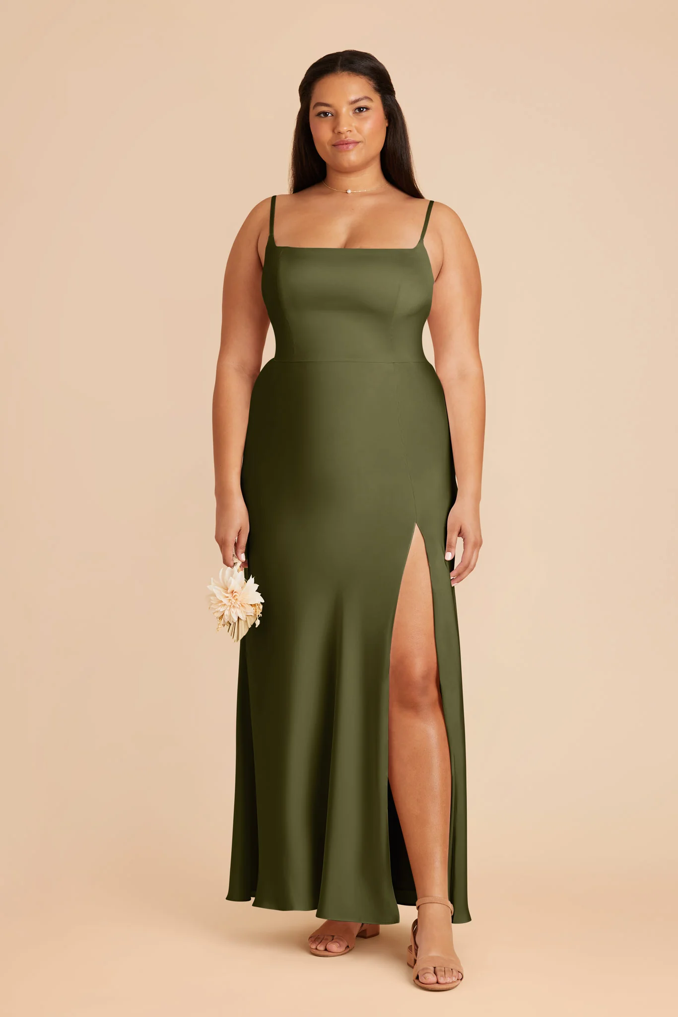 Mai Matte Satin Dress - Martini - Image 2