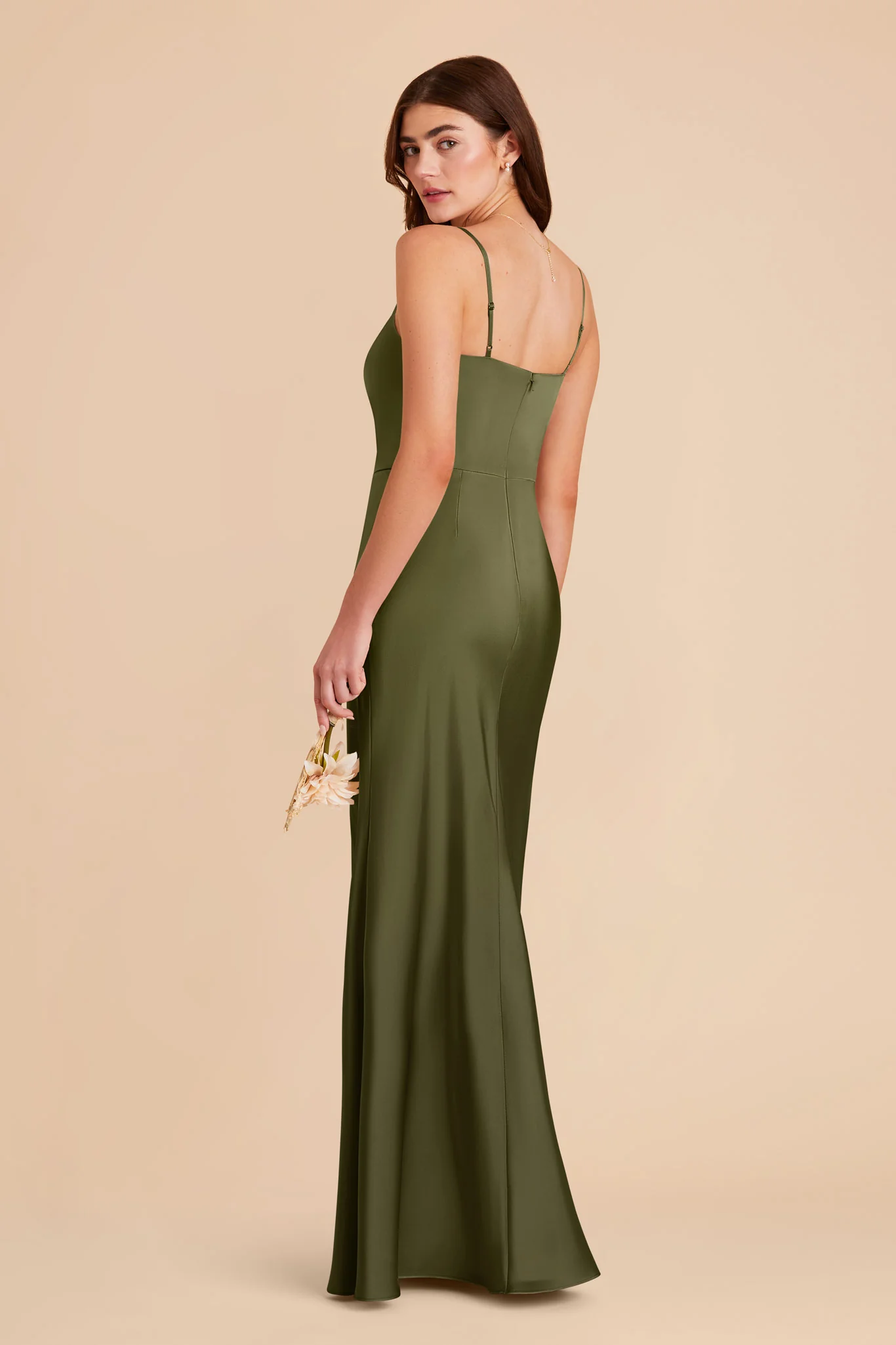 Mai Matte Satin Dress - Martini - Image 4