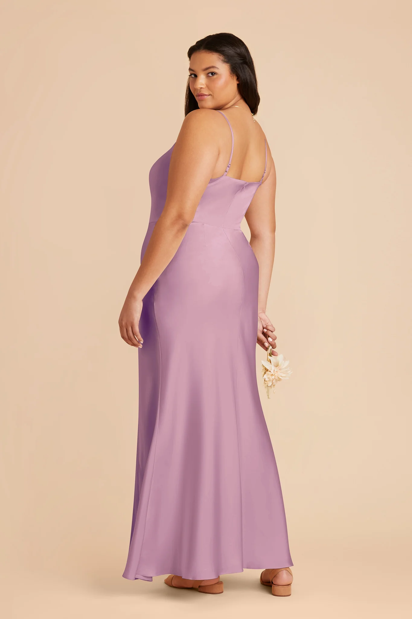 Mai Matte Satin Dress - Orchid - Image 6