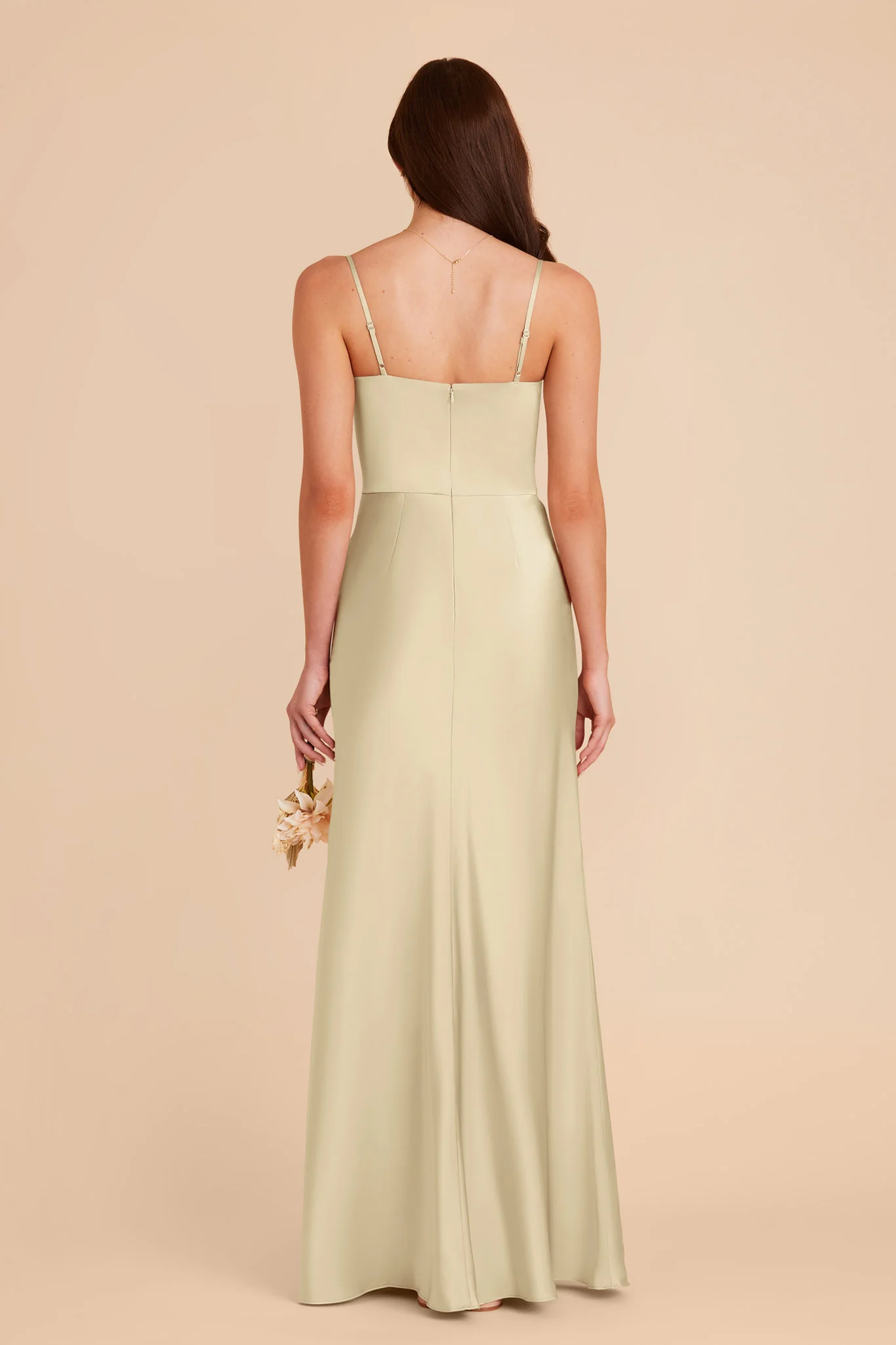 Mai Matte Satin Dress - Prosecco - Image 6