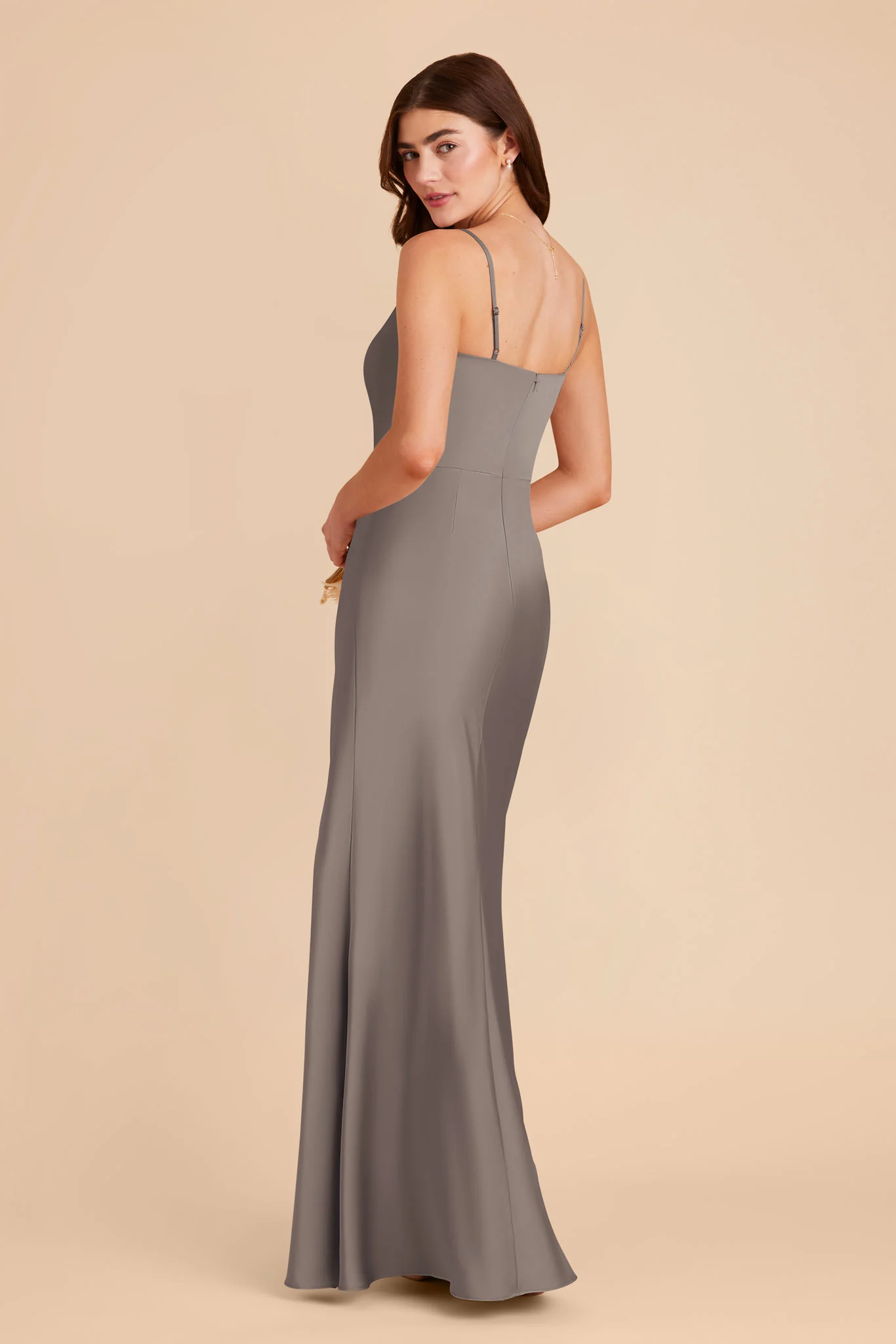 Mai Matte Satin Dress - Quartz - Image 5