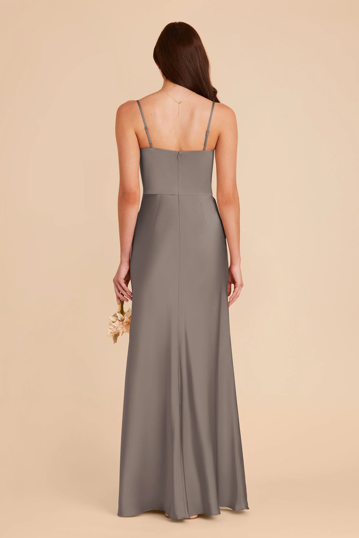 Mai Matte Satin Dress - Quartz - Image 7