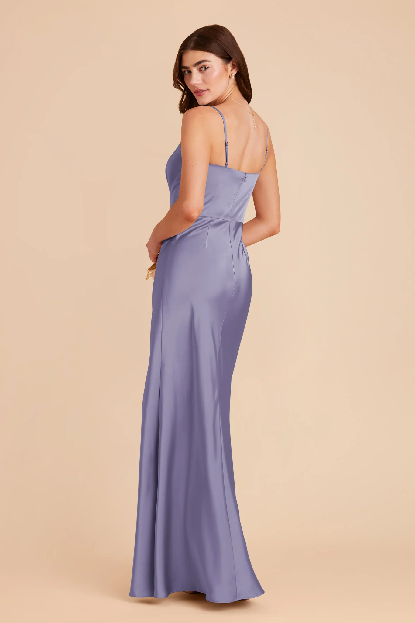 Mai Matte Satin Dress - Wisteria - Image 4
