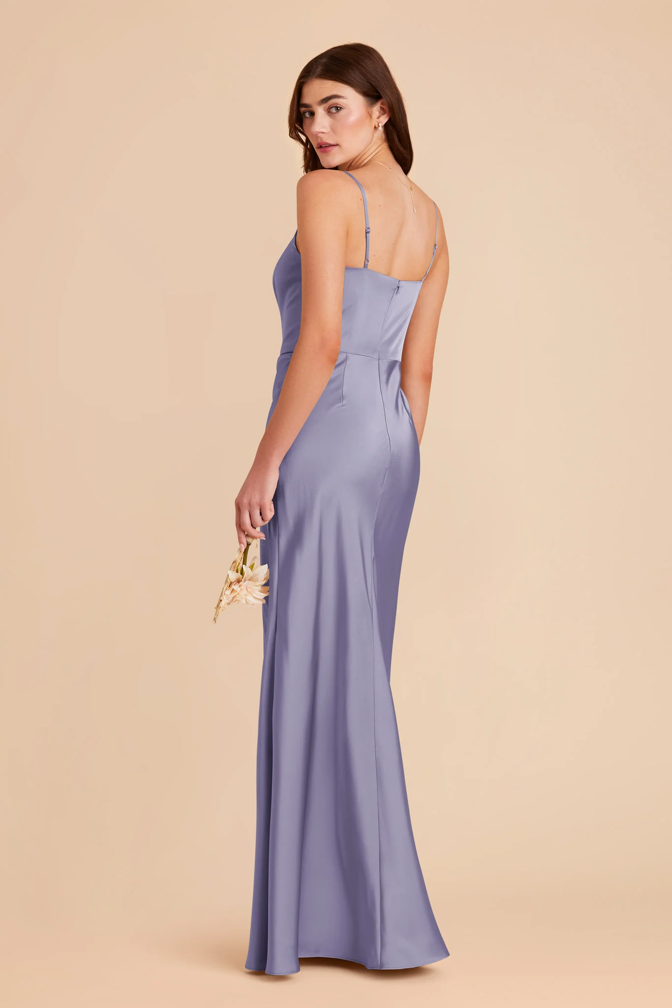Mai Matte Satin Dress - Wisteria - Image 5