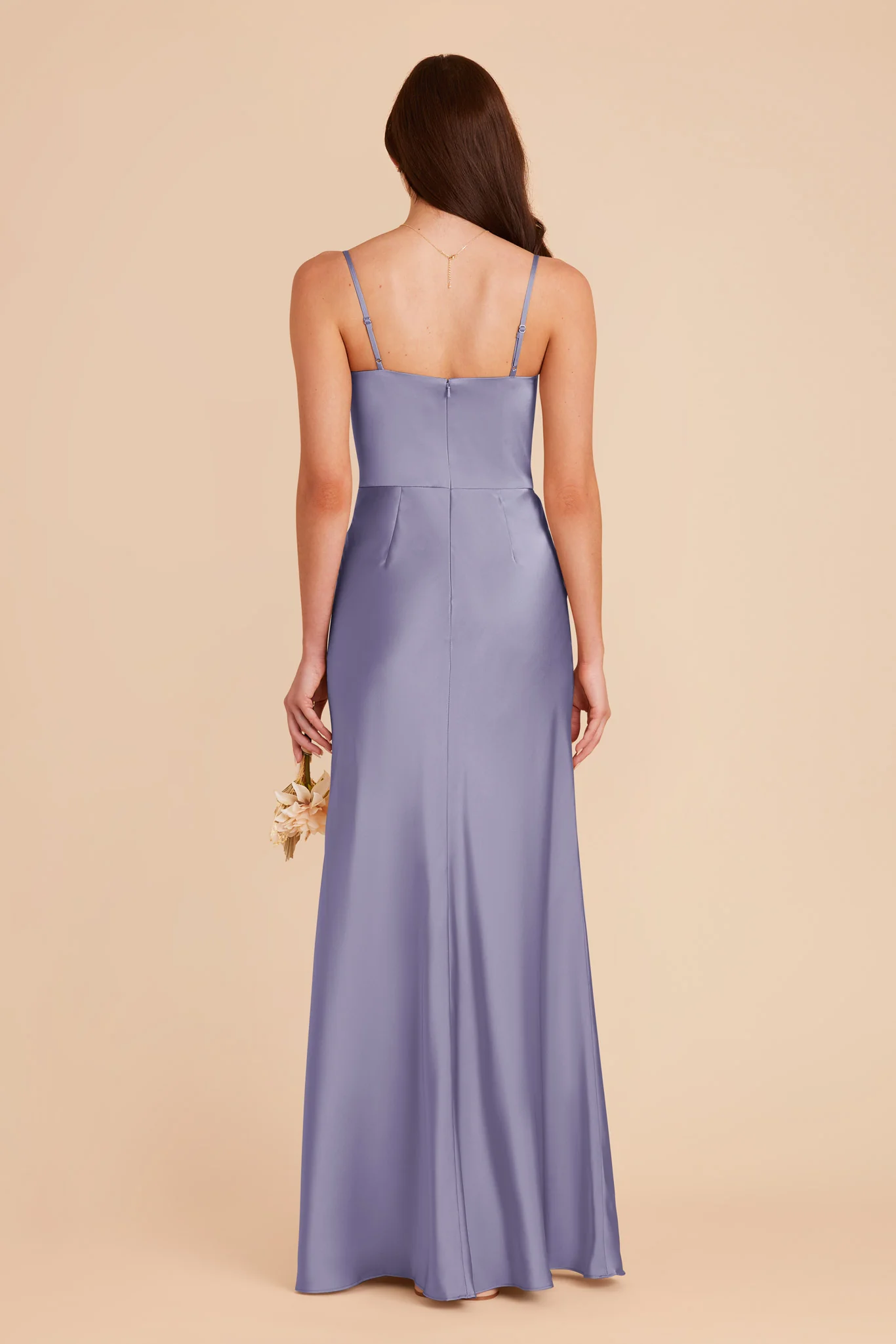 Mai Matte Satin Dress - Wisteria - Image 6