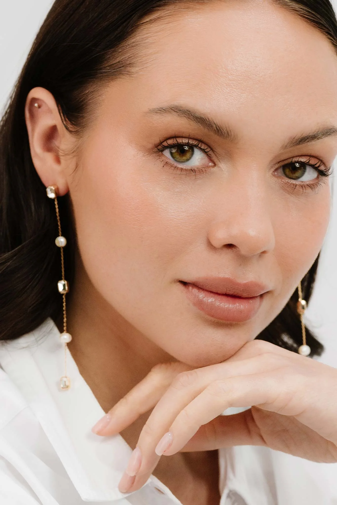Marbella Earrings - Pearl - Image 7