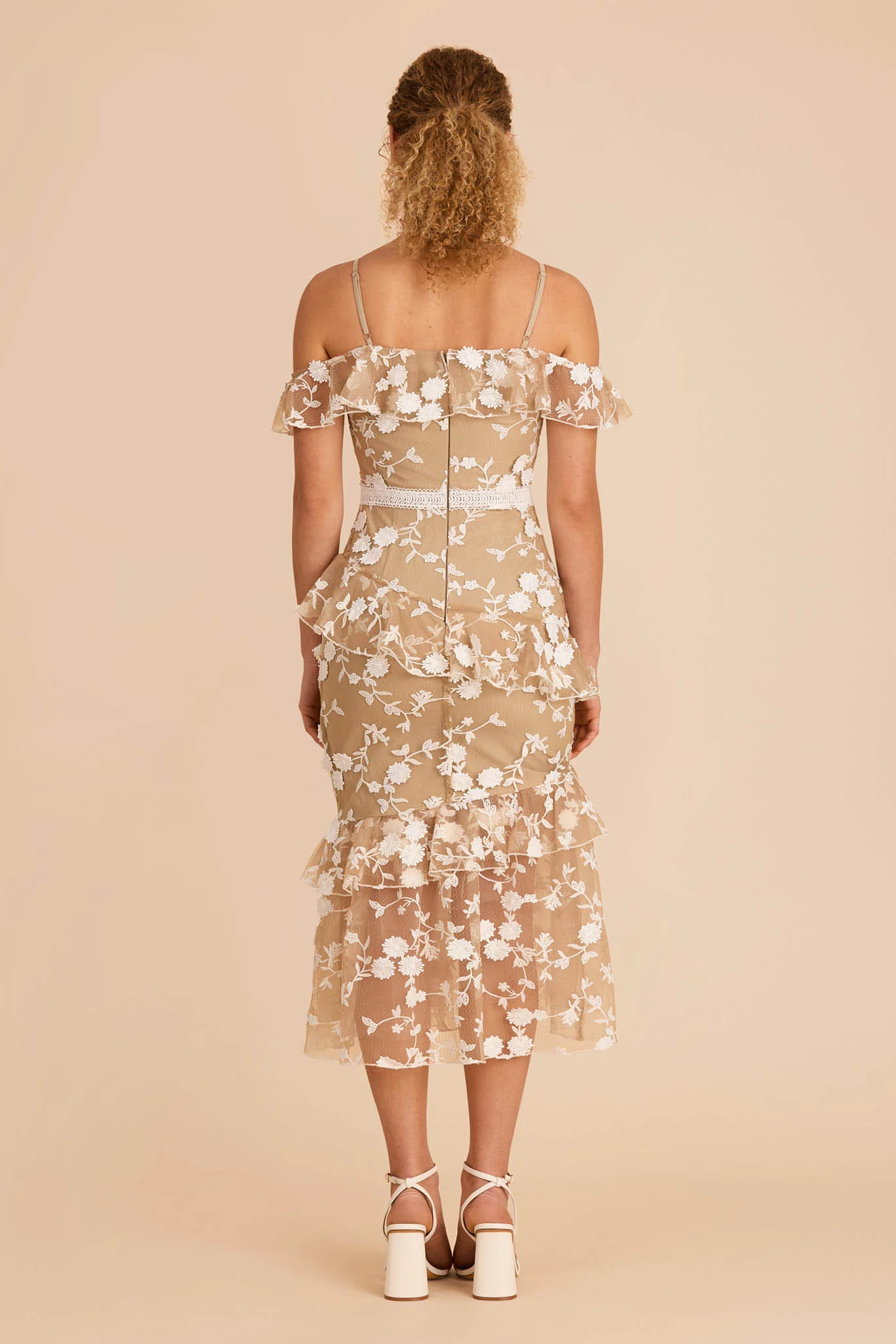 Marie Dress - White - Image 4