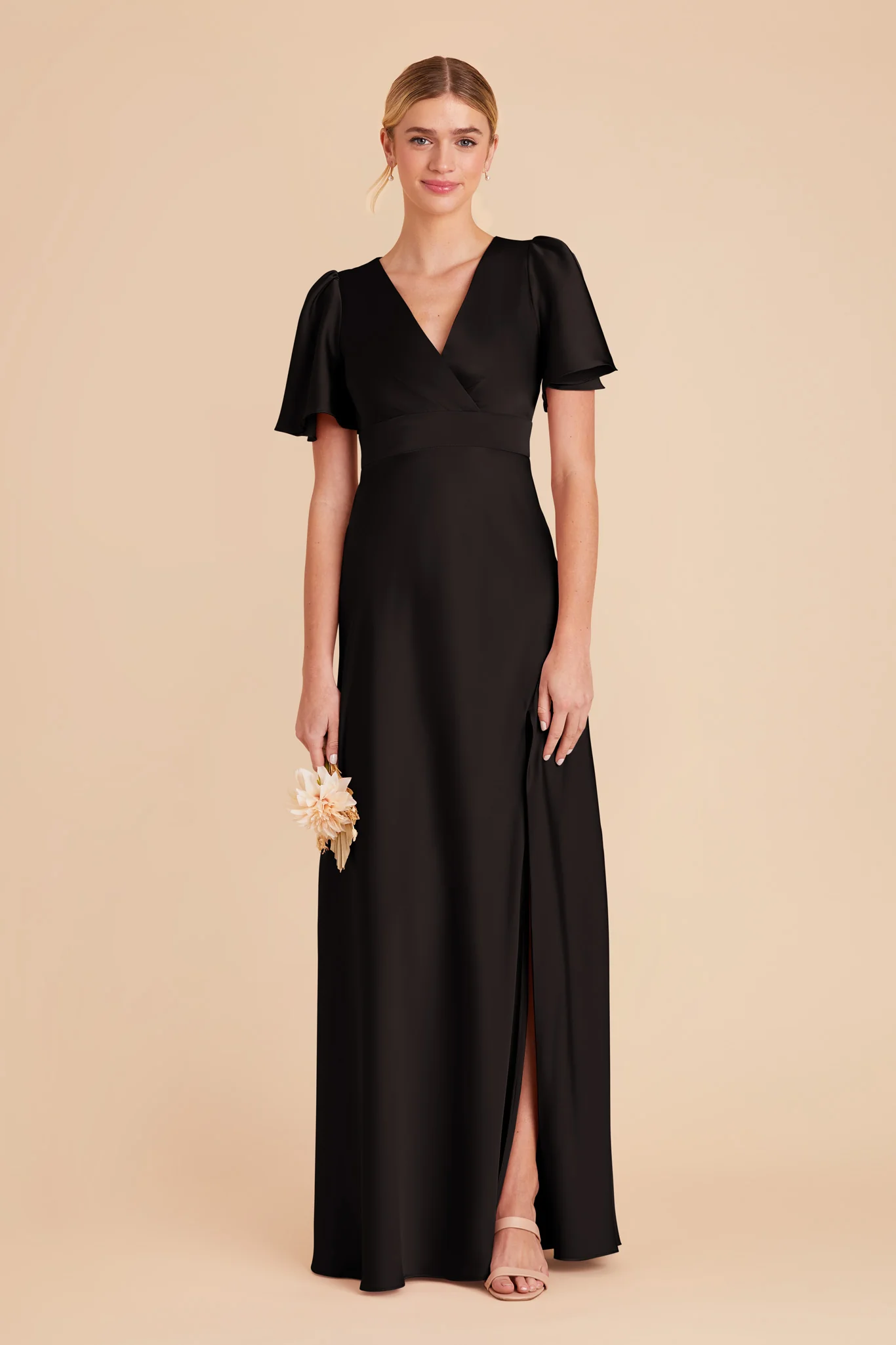 Marni Matte Satin Dress - Black - Image 4