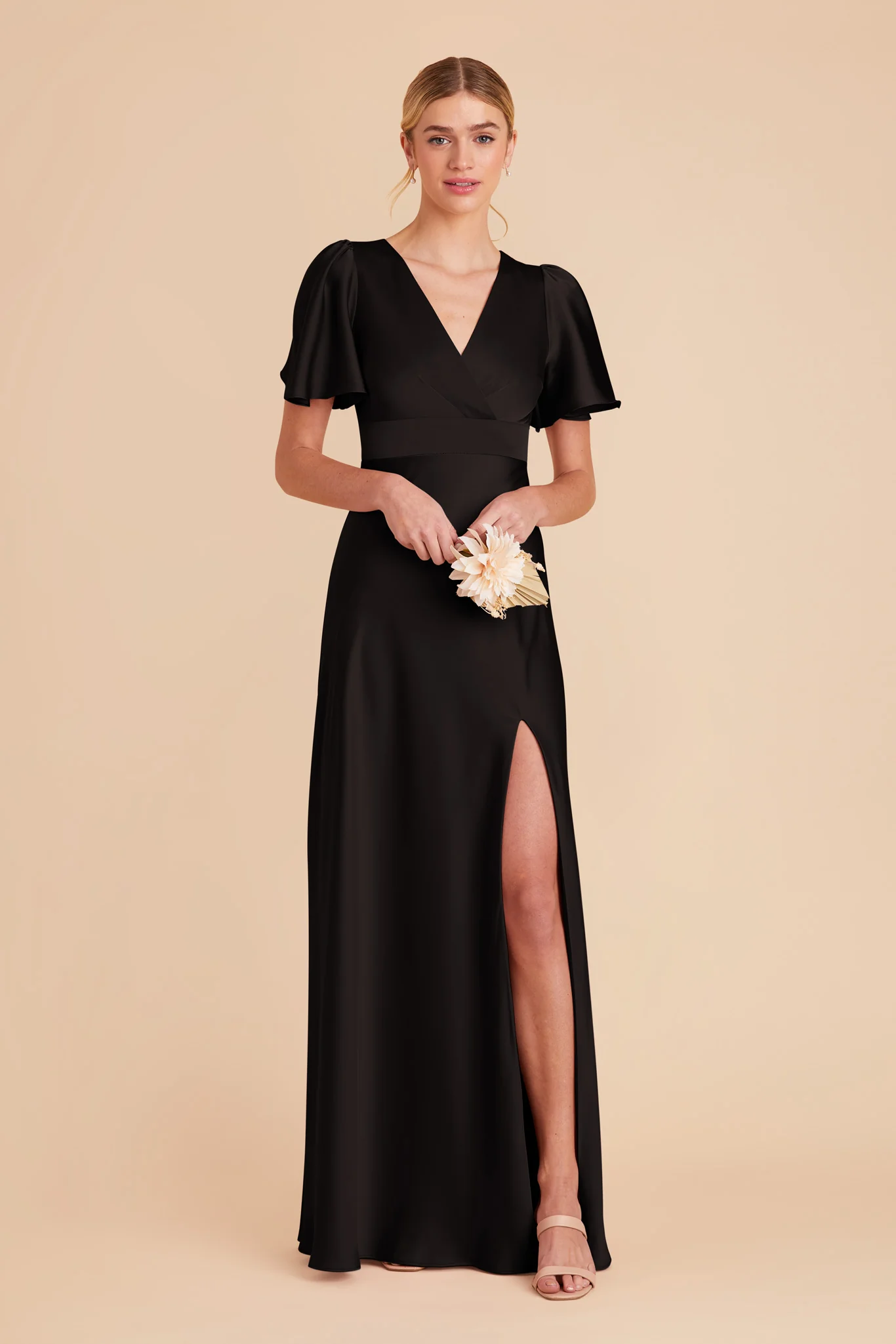 Marni Matte Satin Dress - Black - Image 5