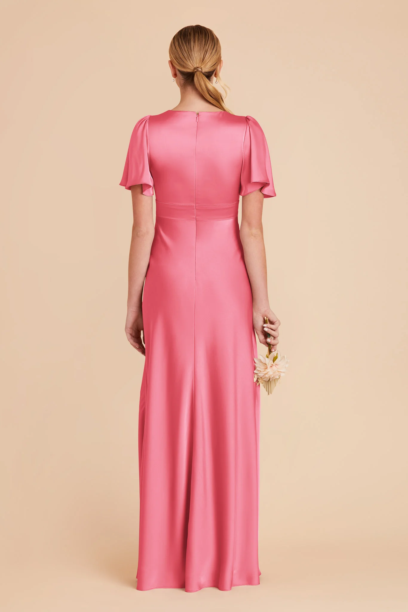 Marni Matte Satin Dress - Bon Bon Pink - Image 6