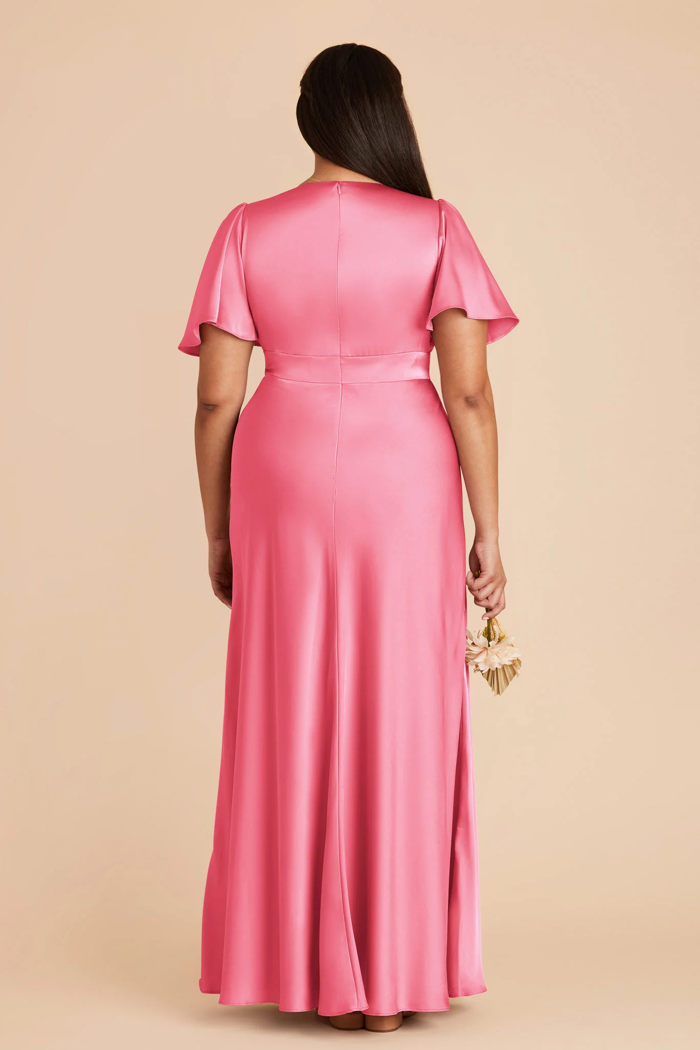 Marni Matte Satin Dress - Bon Bon Pink - Image 9