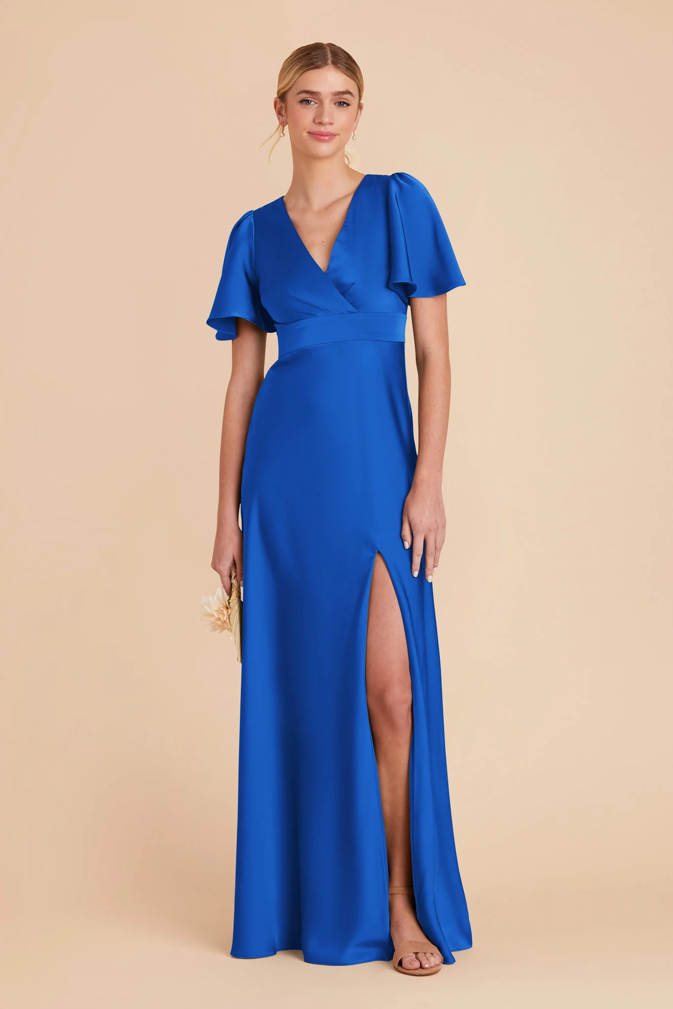 Marni Matte Satin Dress - Cobalt Blue - Image 3