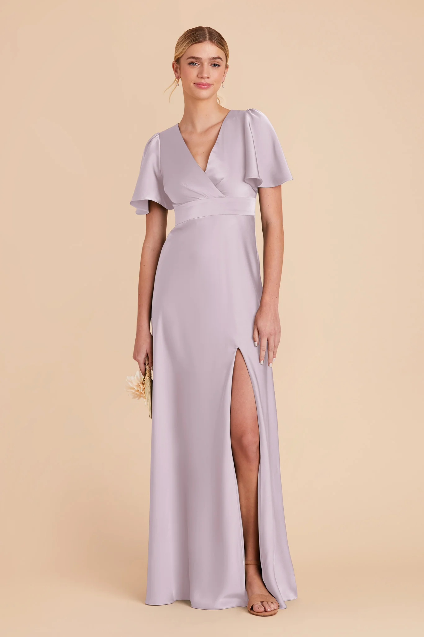 Marni Matte Satin Dress - Dusty Lilac - Image 3