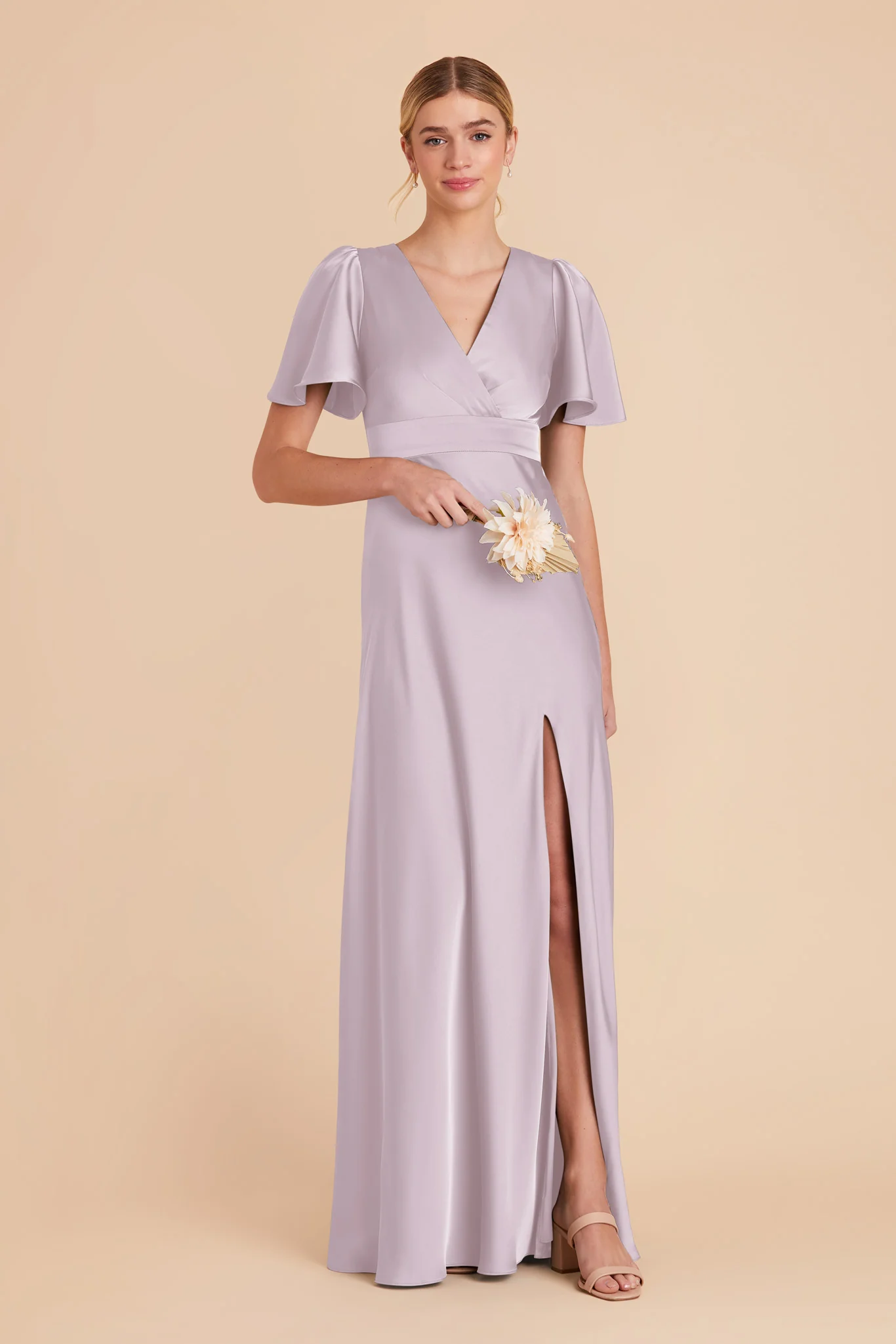 Marni Matte Satin Dress - Dusty Lilac - Image 4