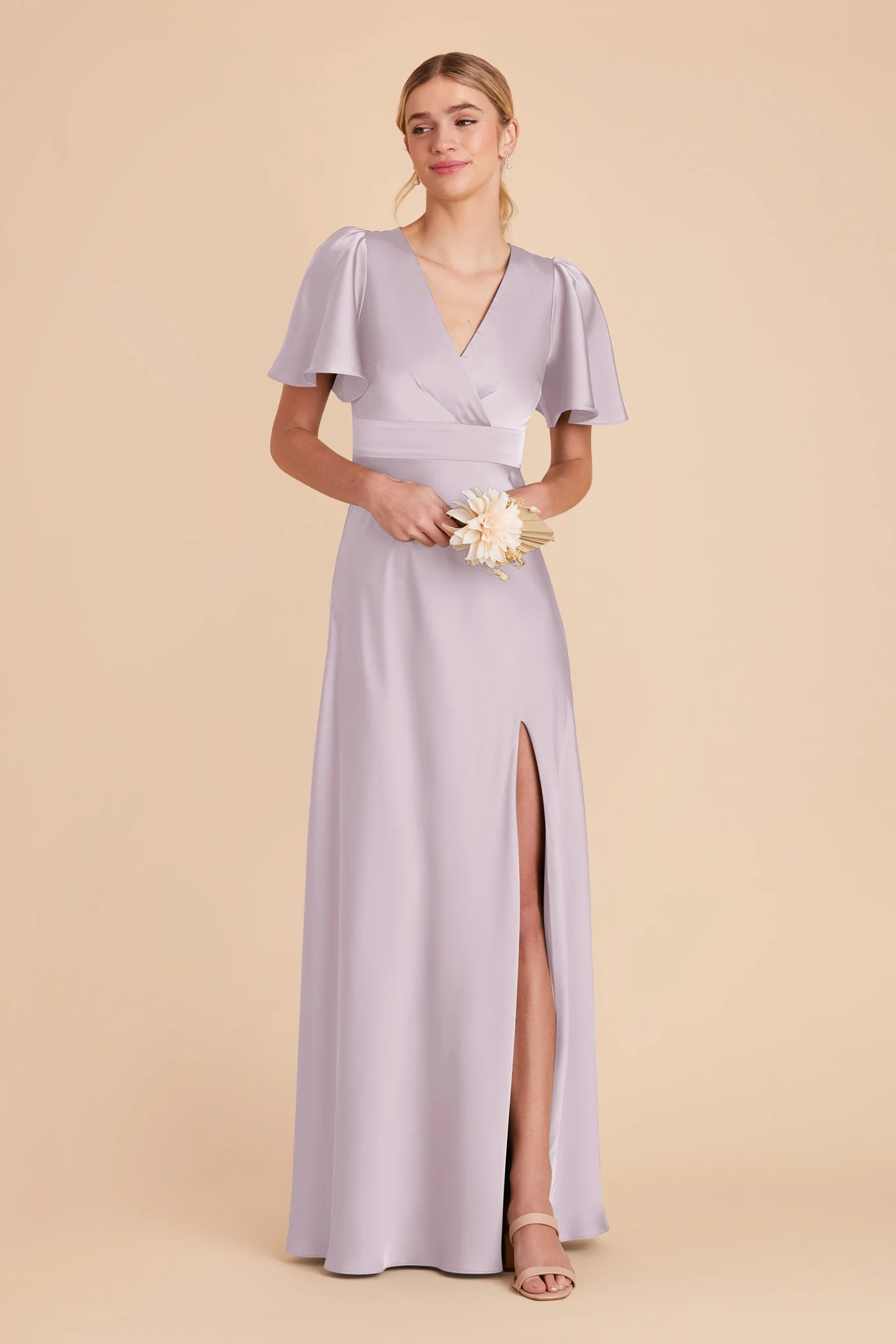 Marni Matte Satin Dress - Dusty Lilac - Image 5