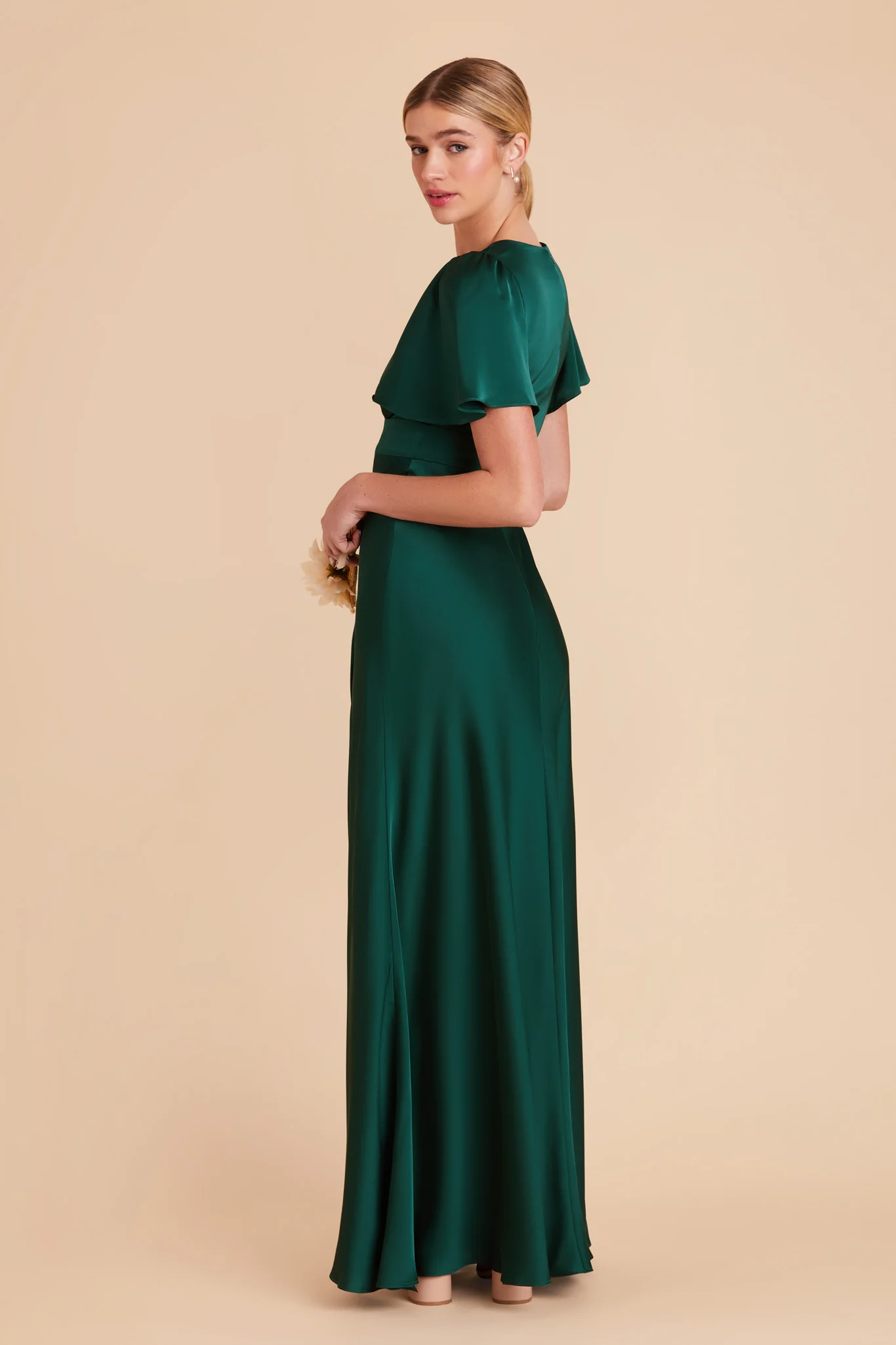 Marni Matte Satin Dress - Emerald - Image 5