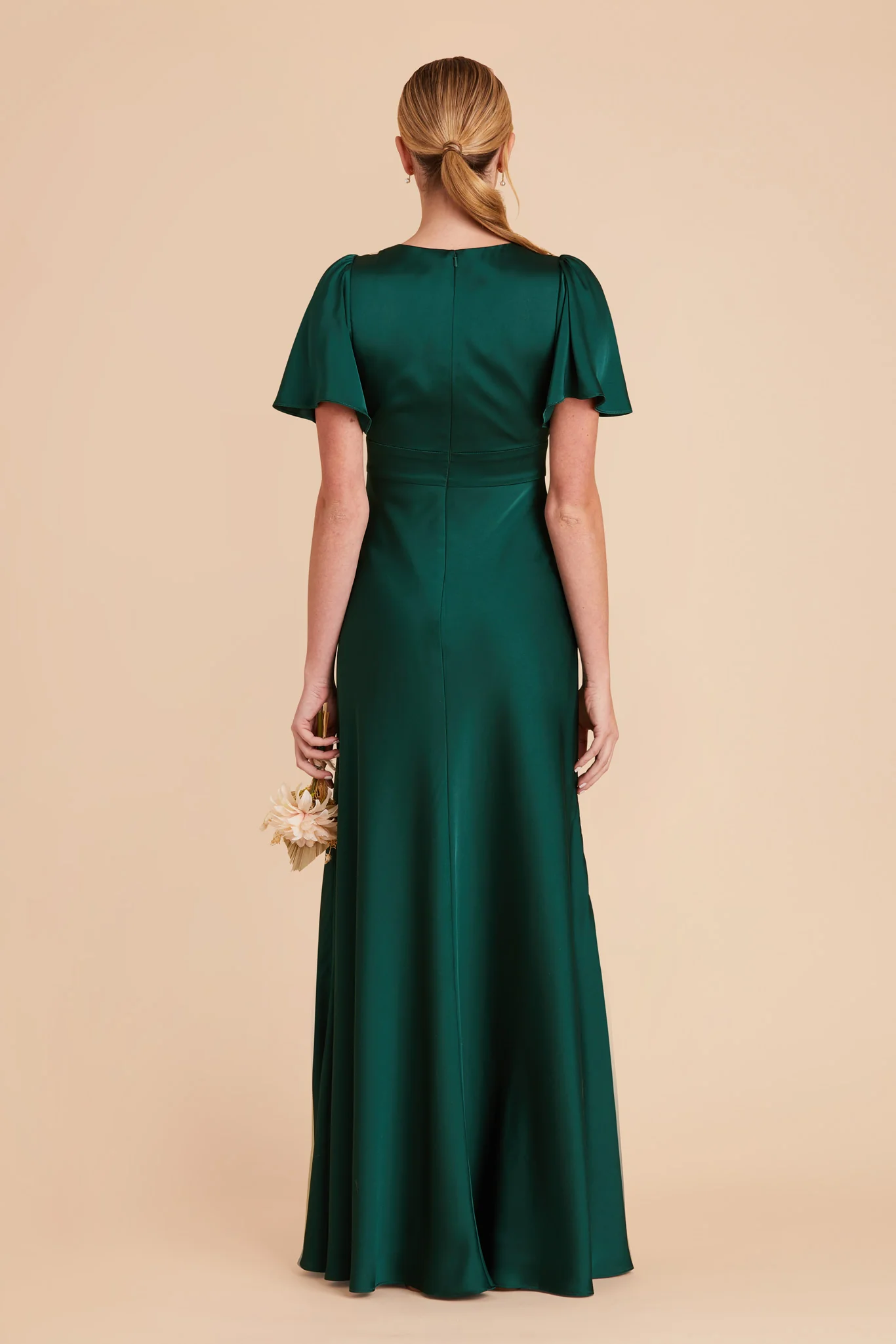 Marni Matte Satin Dress - Emerald - Image 6