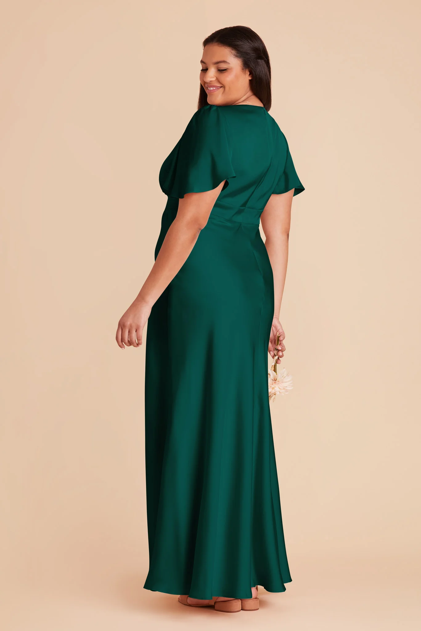 Marni Matte Satin Dress - Emerald - Image 8