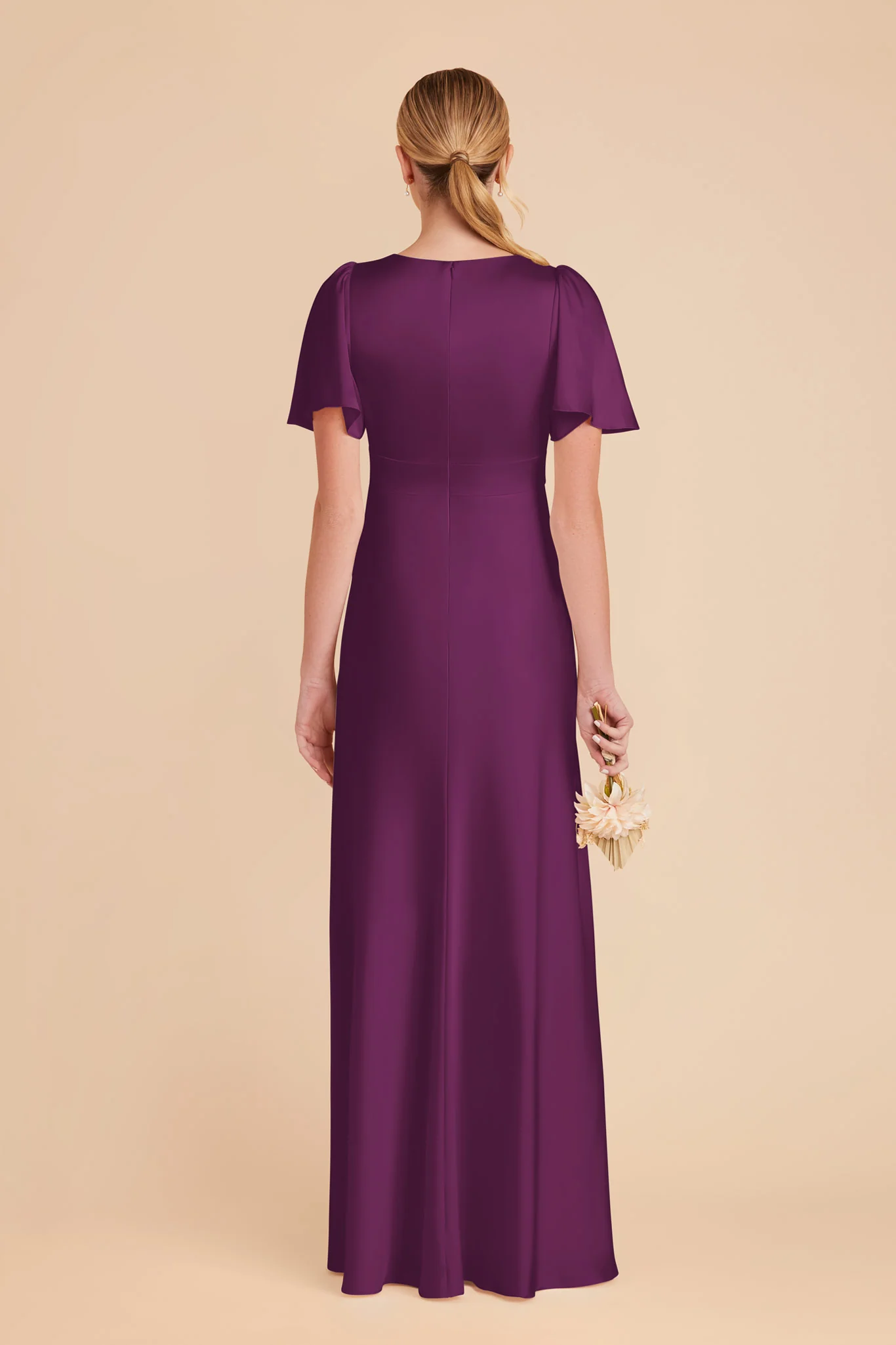 Marni Matte Satin Dress - Fig - Image 4