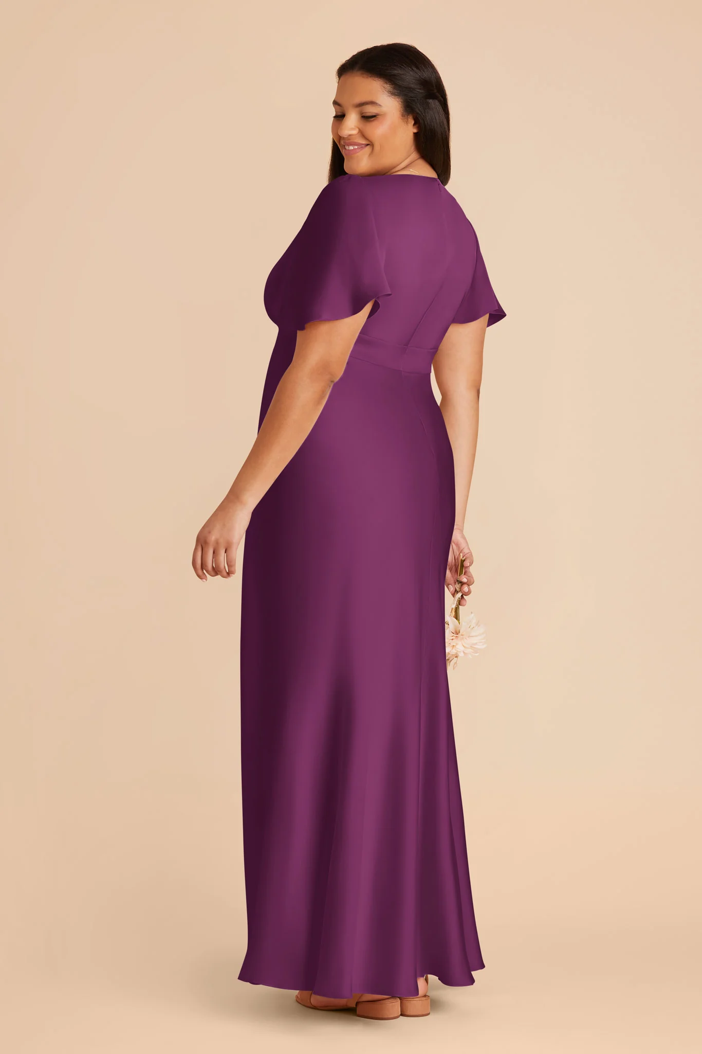 Marni Matte Satin Dress - Fig - Image 7