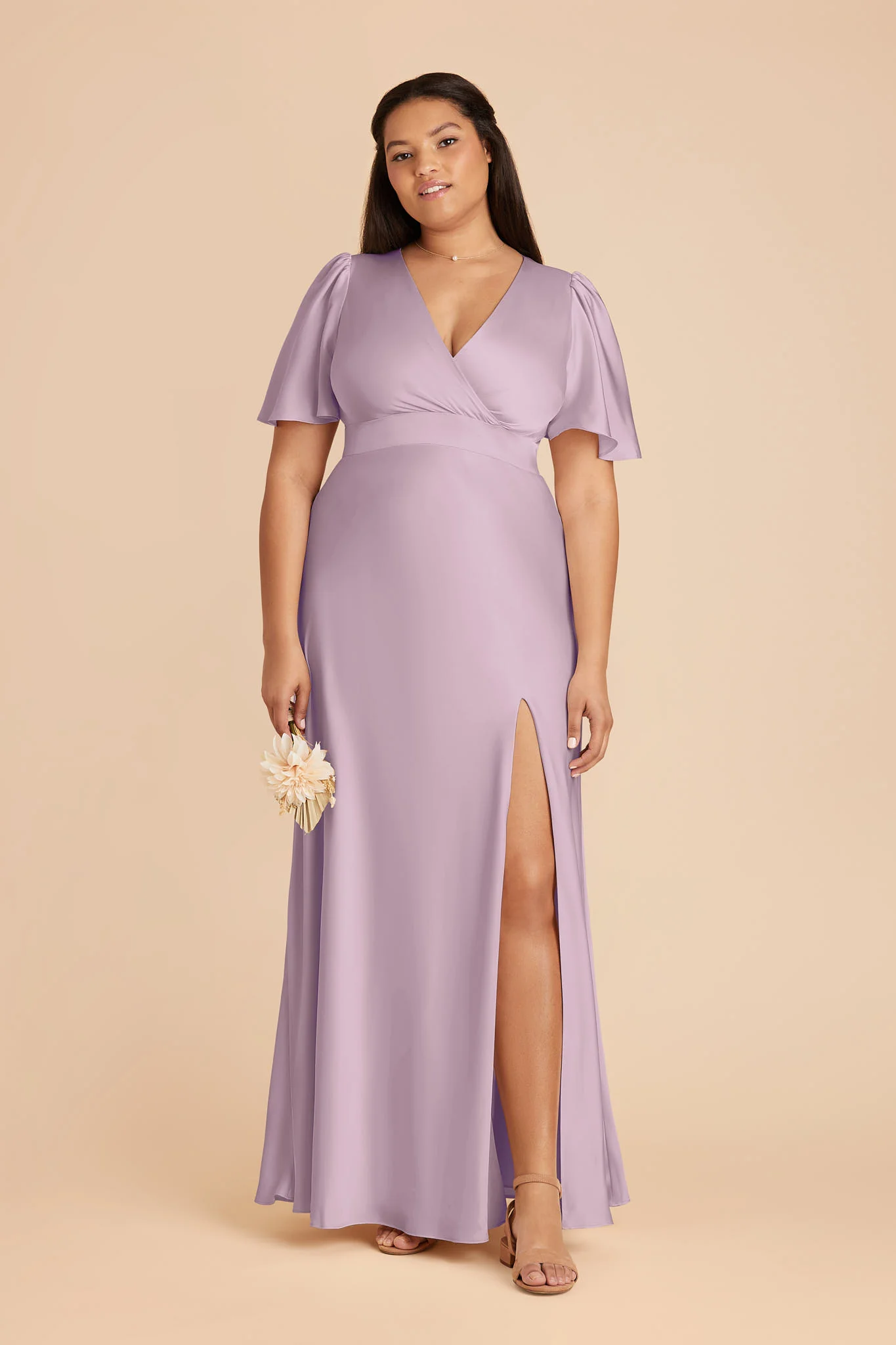 Marni Matte Satin Dress - Lavender - Image 11