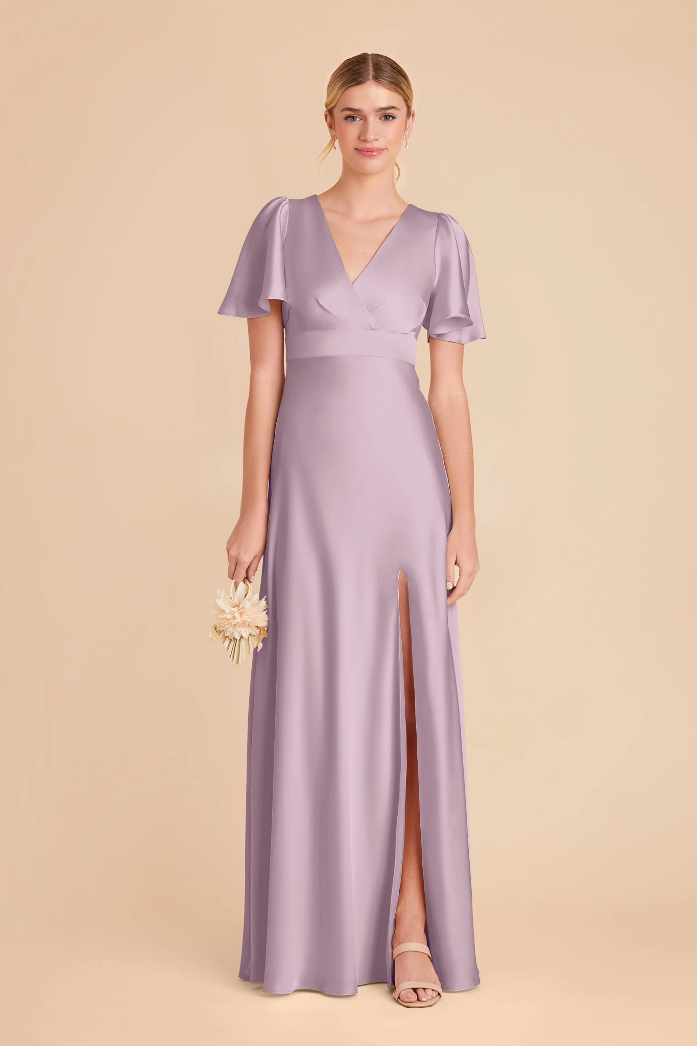Marni Matte Satin Dress - Lavender - Image 4