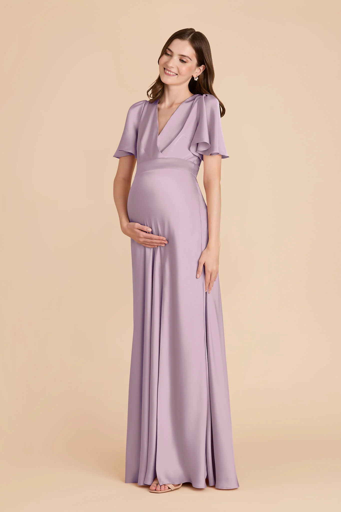 Marni Matte Satin Dress - Lavender - Image 7