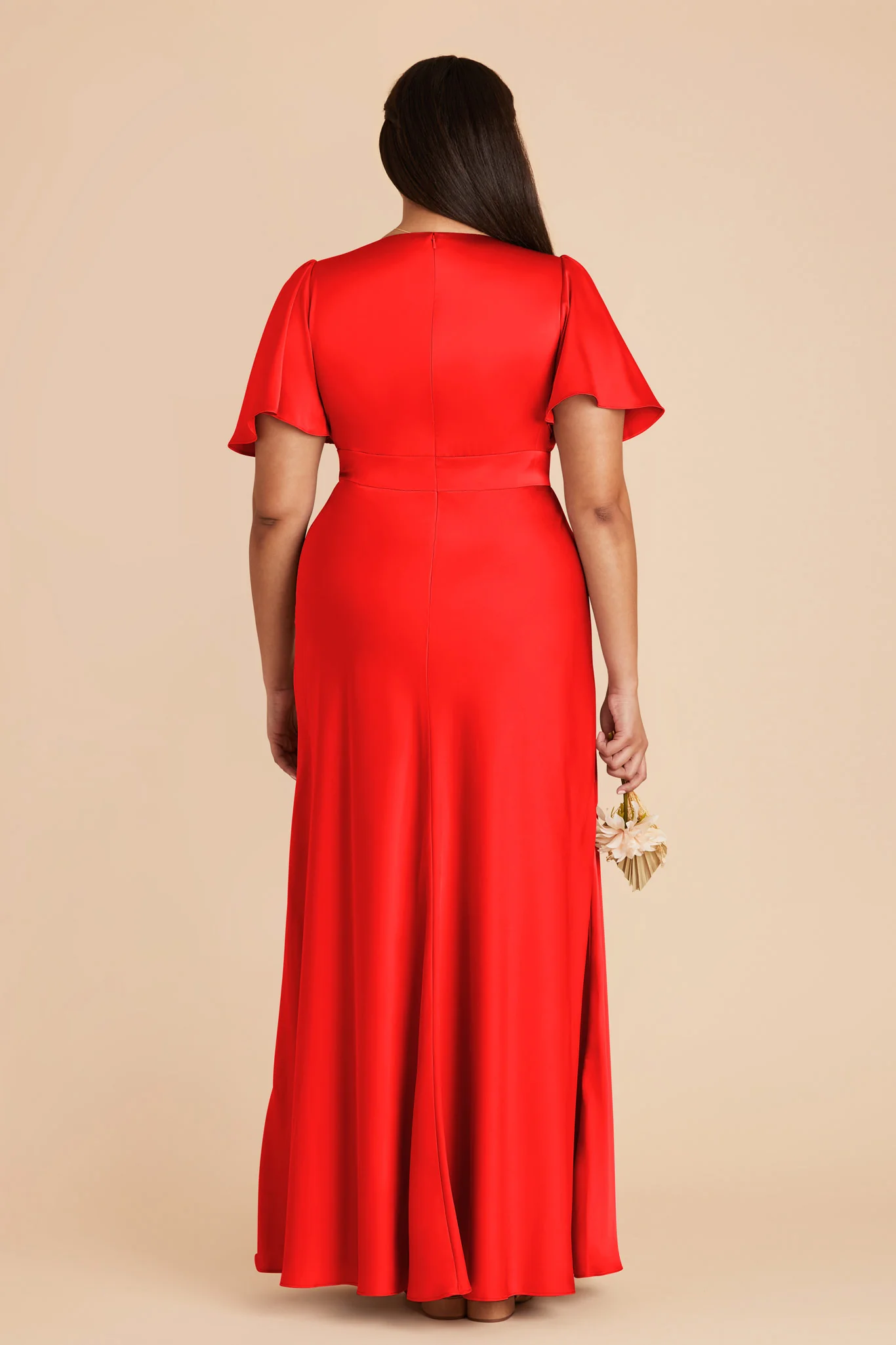 Marni Matte Satin Dress - Lipstick Red - Image 10