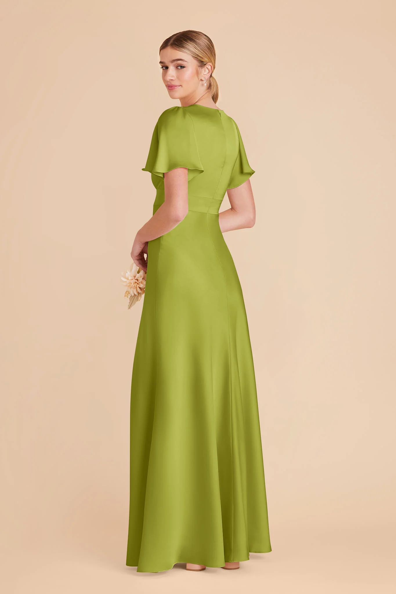 Marni Matte Satin Dress - Matcha - Image 3