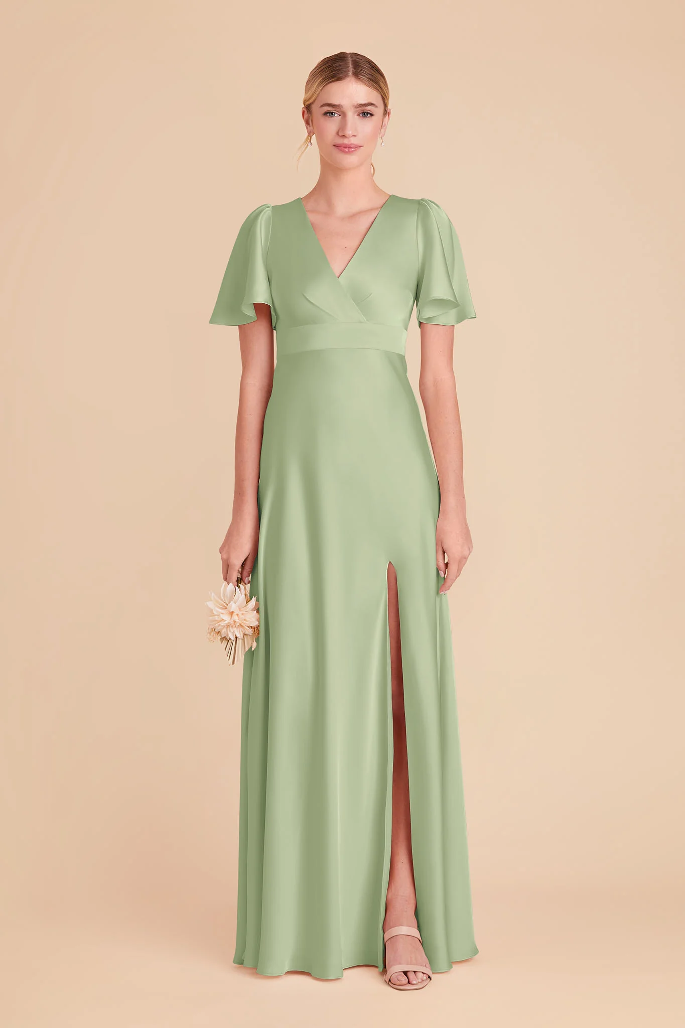 Marni Matte Satin Dress - Pistachio