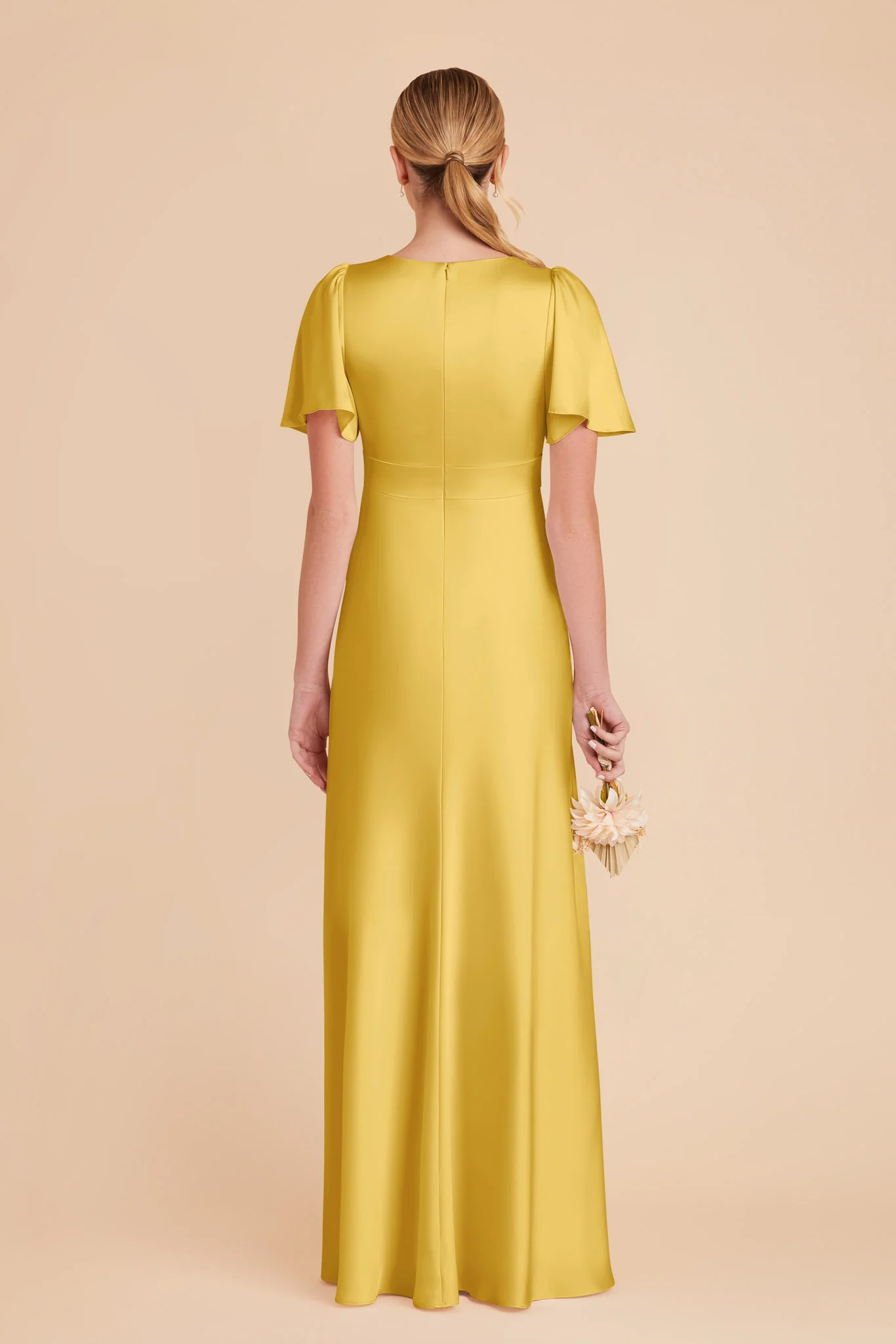 Marni Matte Satin Dress - Sunflower Yellow - Image 5
